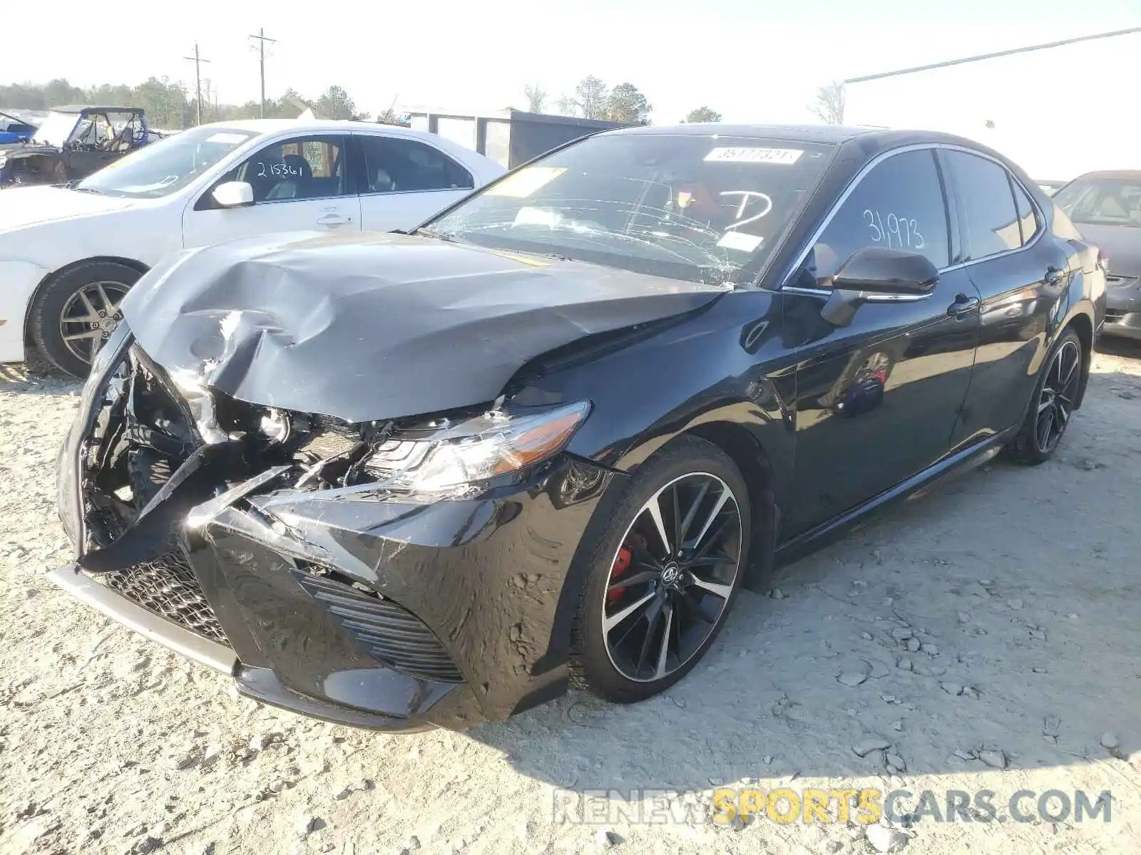 2 Photograph of a damaged car 4T1B61HK3KU742578 TOYOTA CAMRY 2019