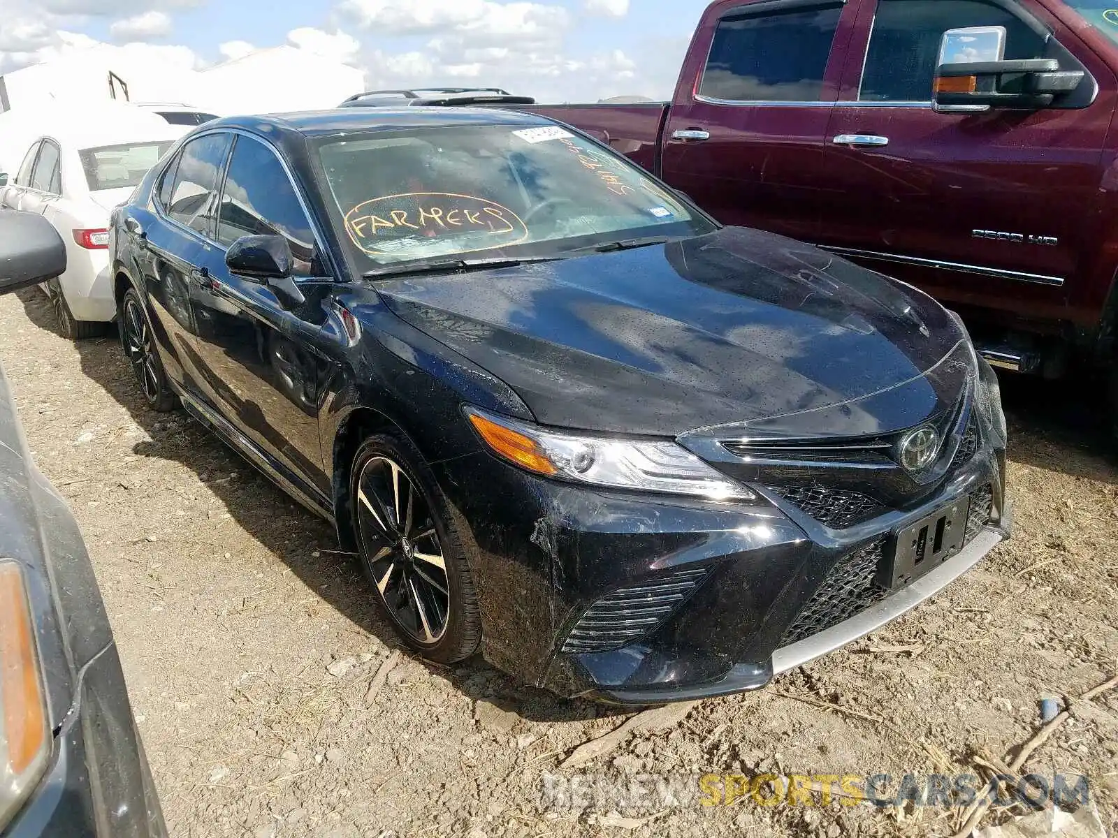 1 Photograph of a damaged car 4T1B61HK3KU757520 TOYOTA CAMRY 2019