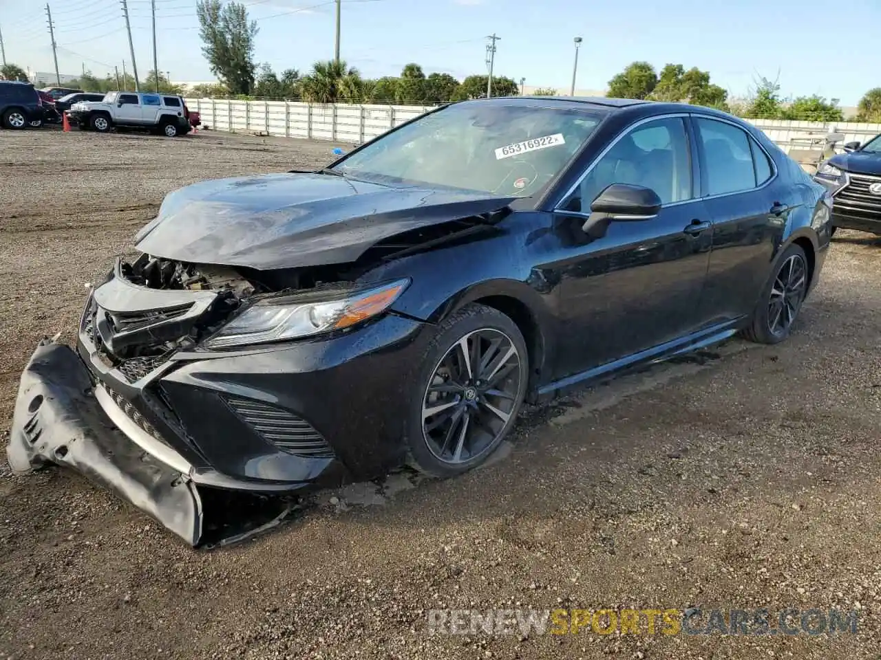 2 Photograph of a damaged car 4T1B61HK3KU786628 TOYOTA CAMRY 2019