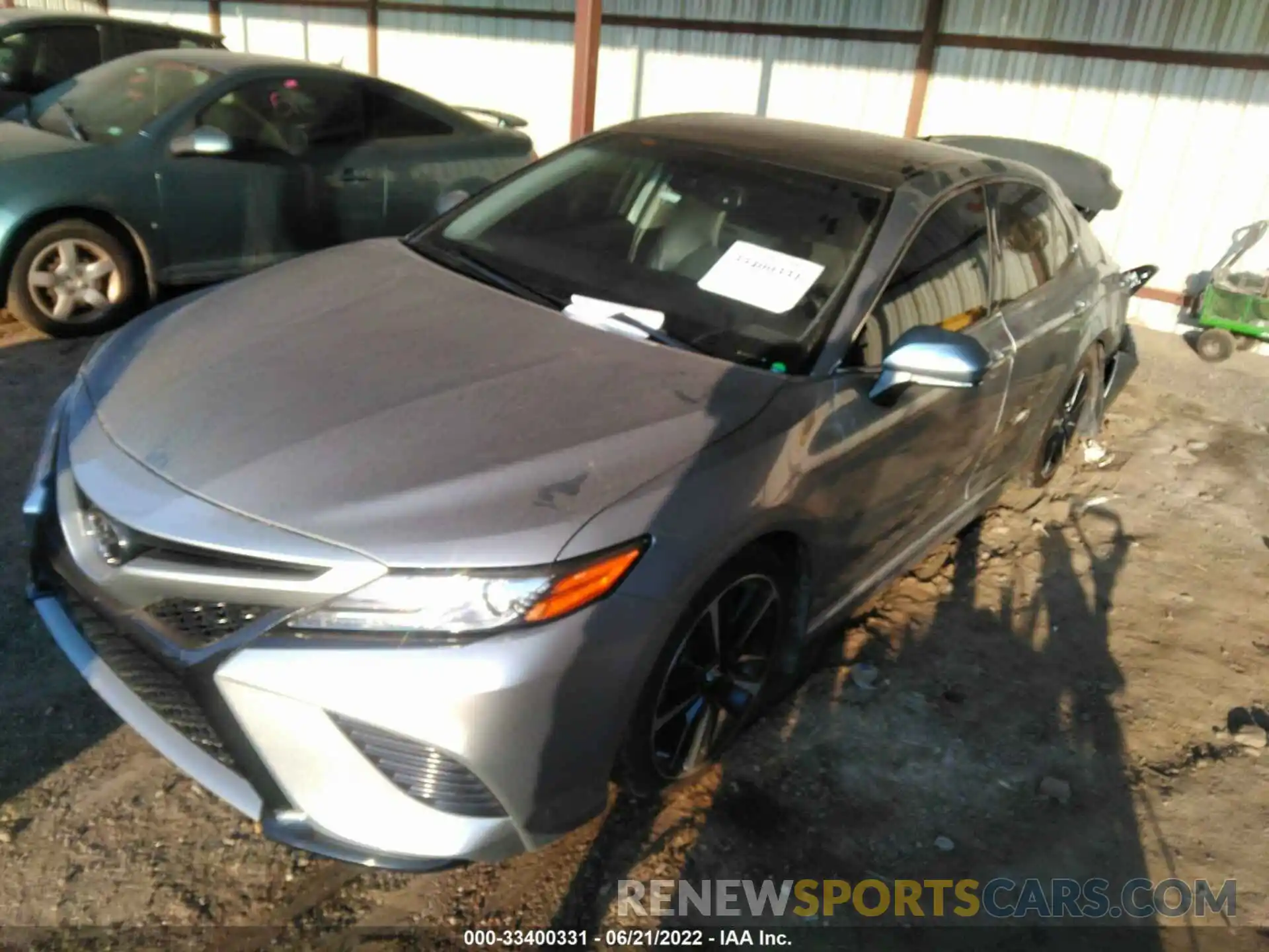 2 Photograph of a damaged car 4T1B61HK4KU163762 TOYOTA CAMRY 2019