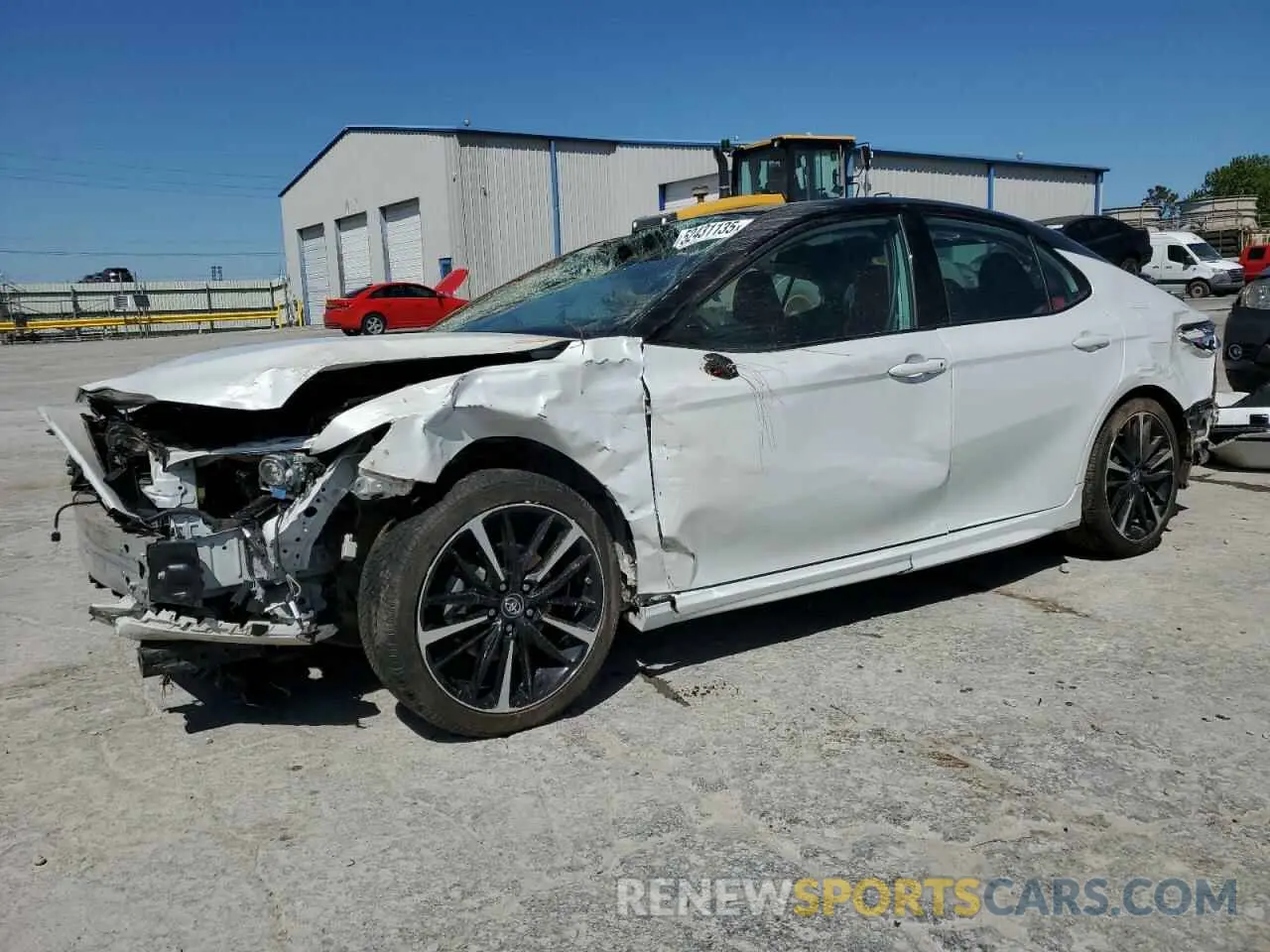 1 Photograph of a damaged car 4T1B61HK4KU188984 TOYOTA CAMRY 2019