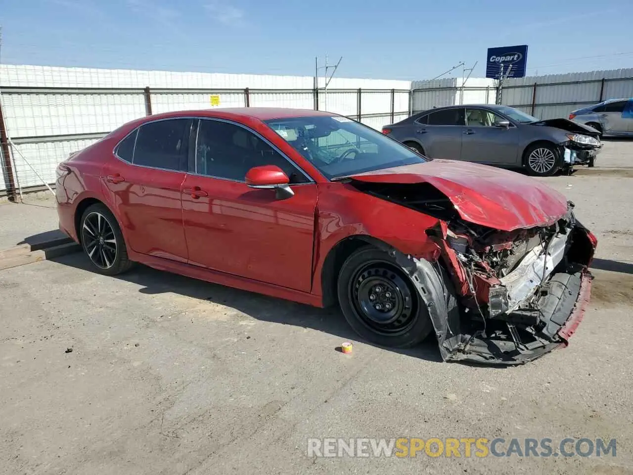 4 Photograph of a damaged car 4T1B61HK4KU201295 TOYOTA CAMRY 2019