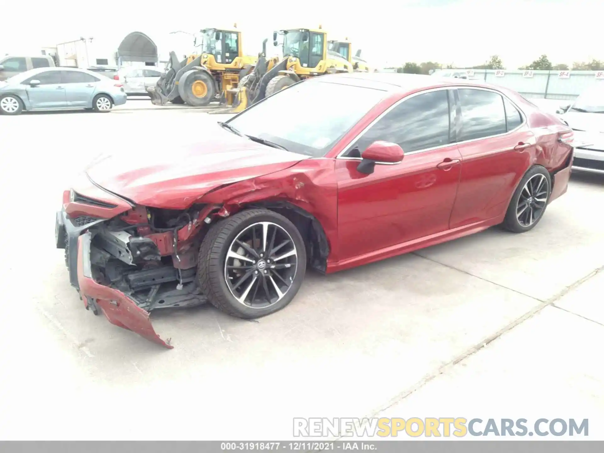 2 Photograph of a damaged car 4T1B61HK4KU213530 TOYOTA CAMRY 2019