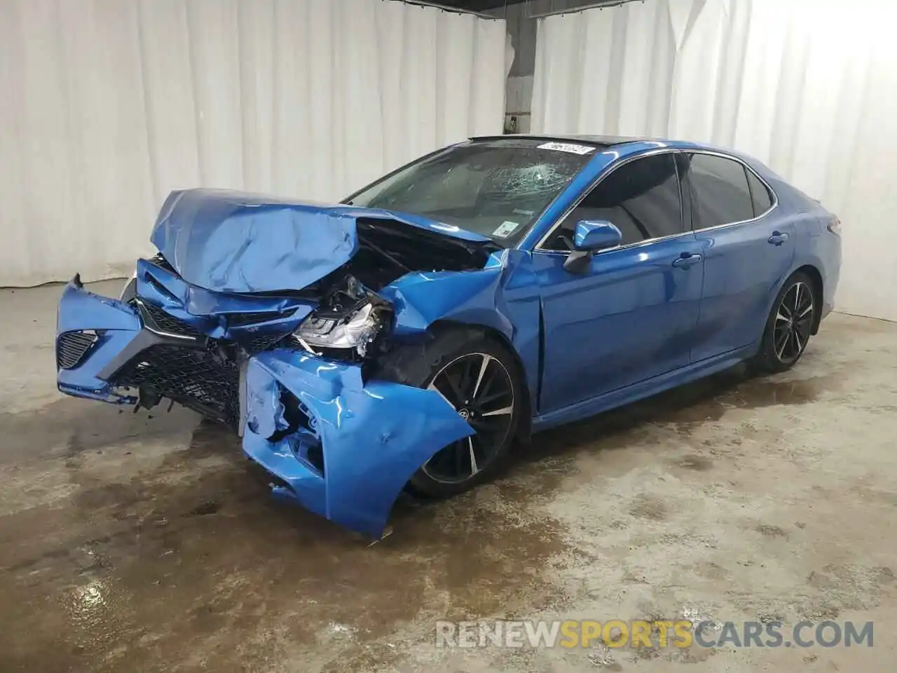 1 Photograph of a damaged car 4T1B61HK4KU276837 TOYOTA CAMRY 2019