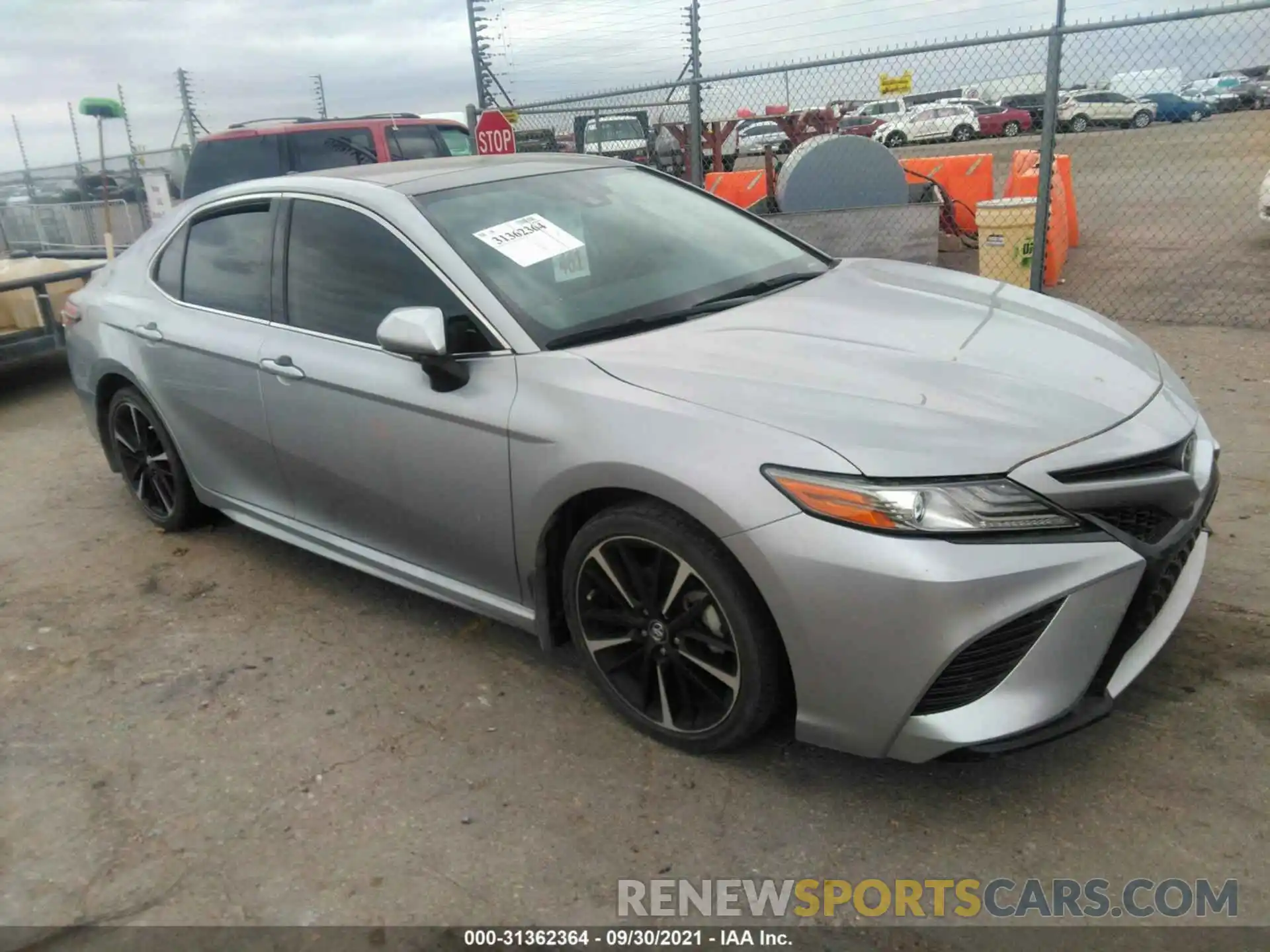 1 Photograph of a damaged car 4T1B61HK4KU698669 TOYOTA CAMRY 2019