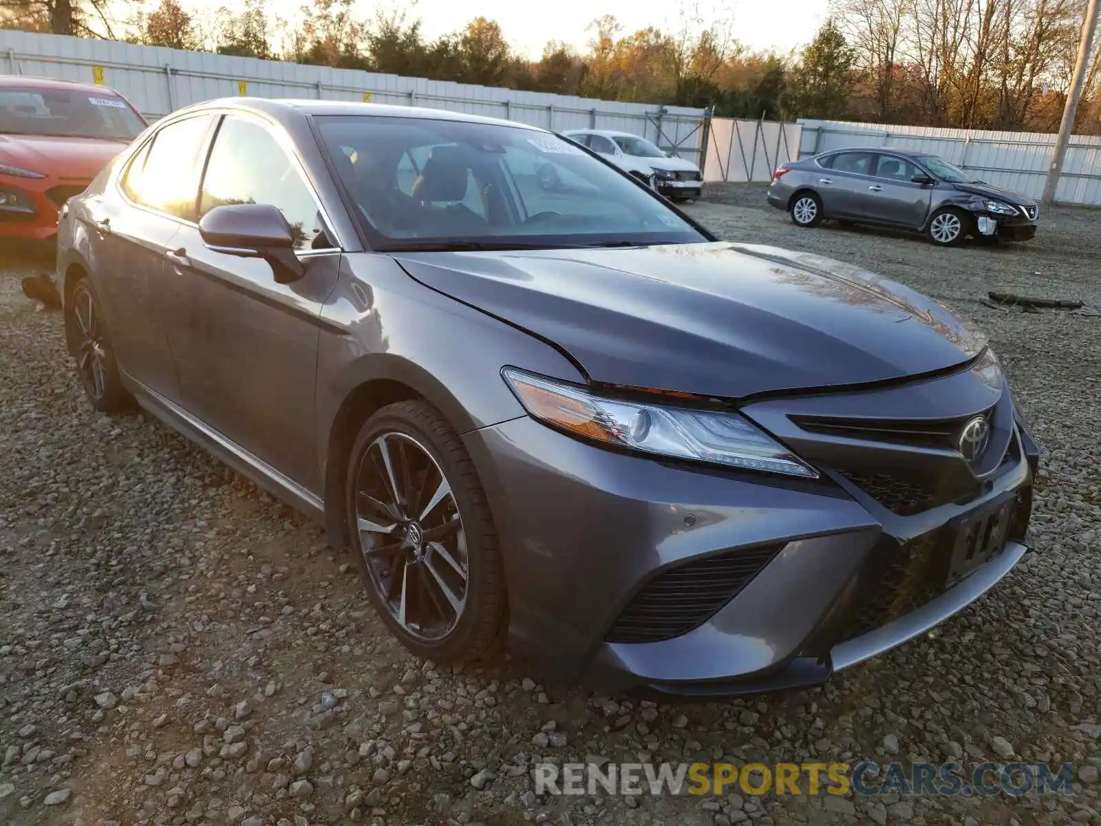 1 Photograph of a damaged car 4T1B61HK4KU834038 TOYOTA CAMRY 2019