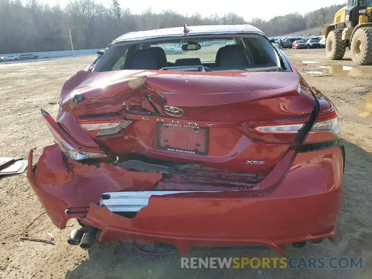 6 Photograph of a damaged car 4T1B61HK5KU257505 TOYOTA CAMRY 2019