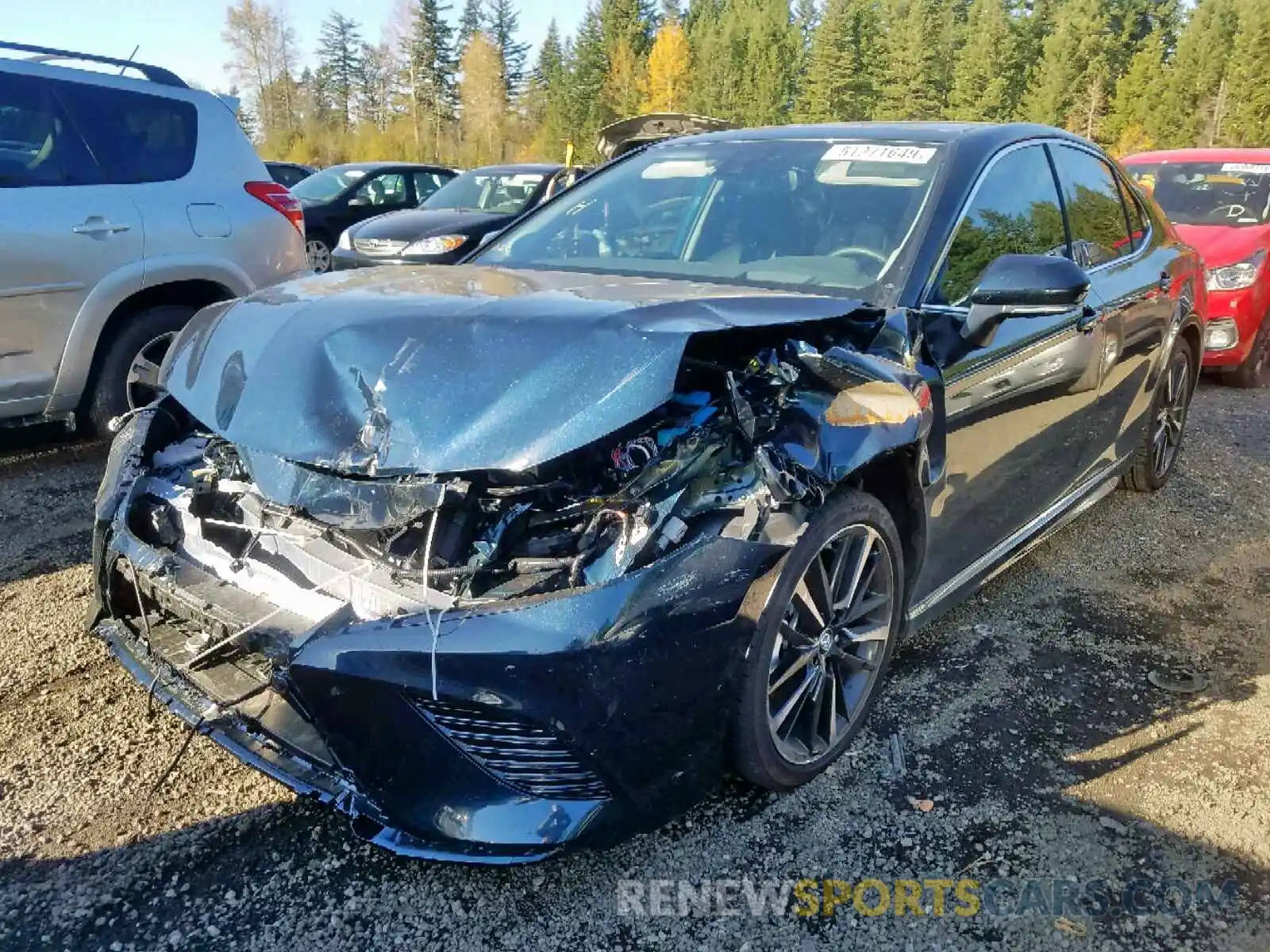 2 Photograph of a damaged car 4T1B61HK5KU278841 TOYOTA CAMRY 2019