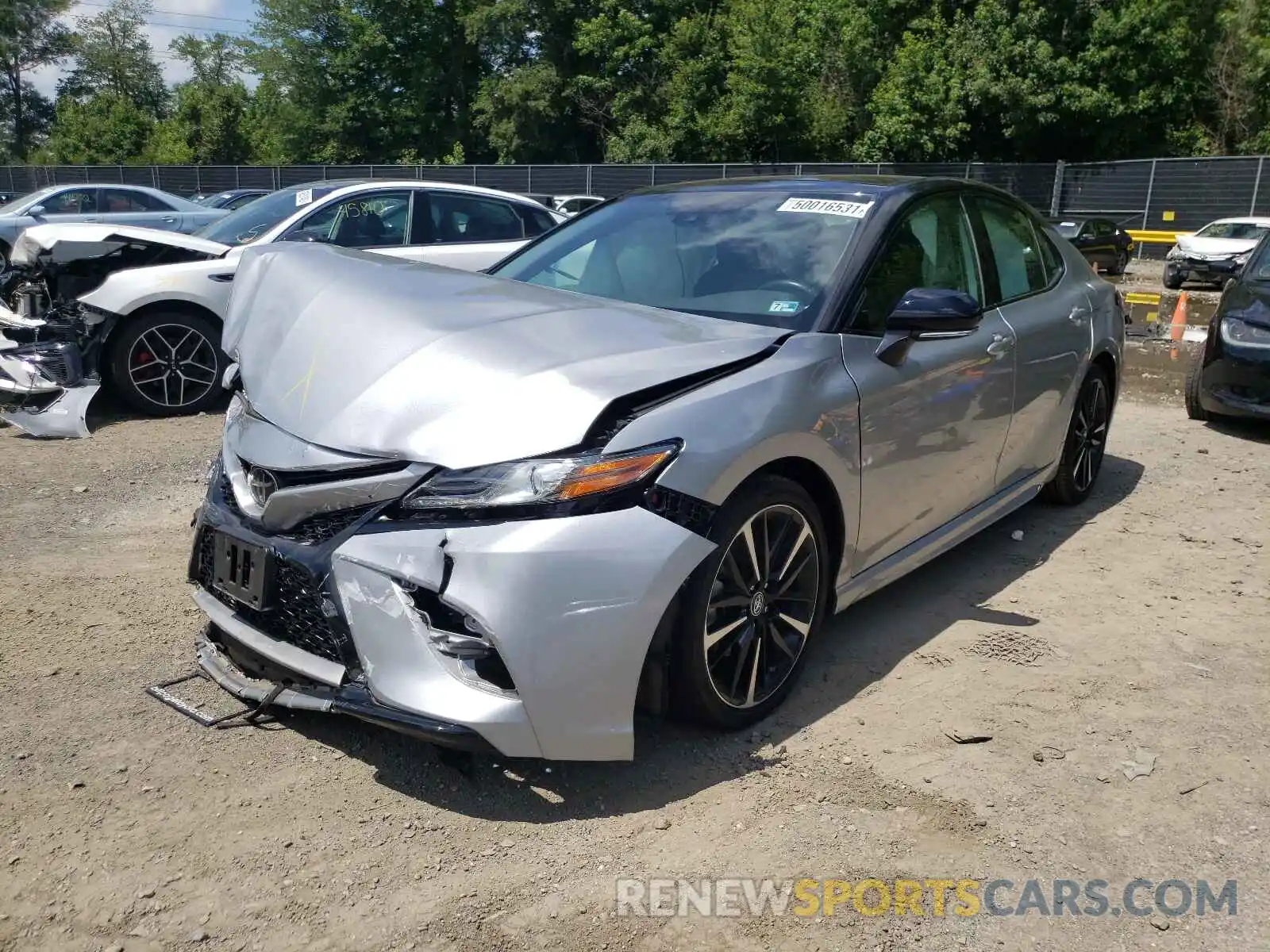 2 Photograph of a damaged car 4T1B61HK5KU279939 TOYOTA CAMRY 2019