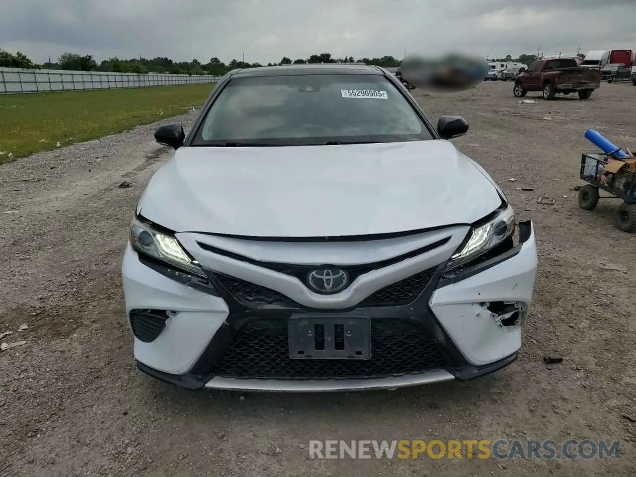 6 Photograph of a damaged car 4T1B61HK5KU280203 TOYOTA CAMRY 2019