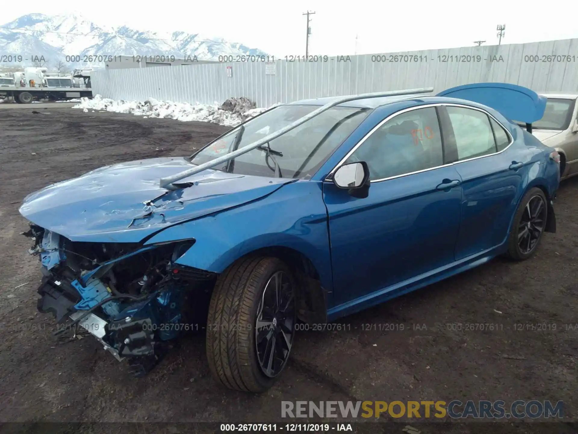 2 Photograph of a damaged car 4T1B61HK5KU293792 TOYOTA CAMRY 2019