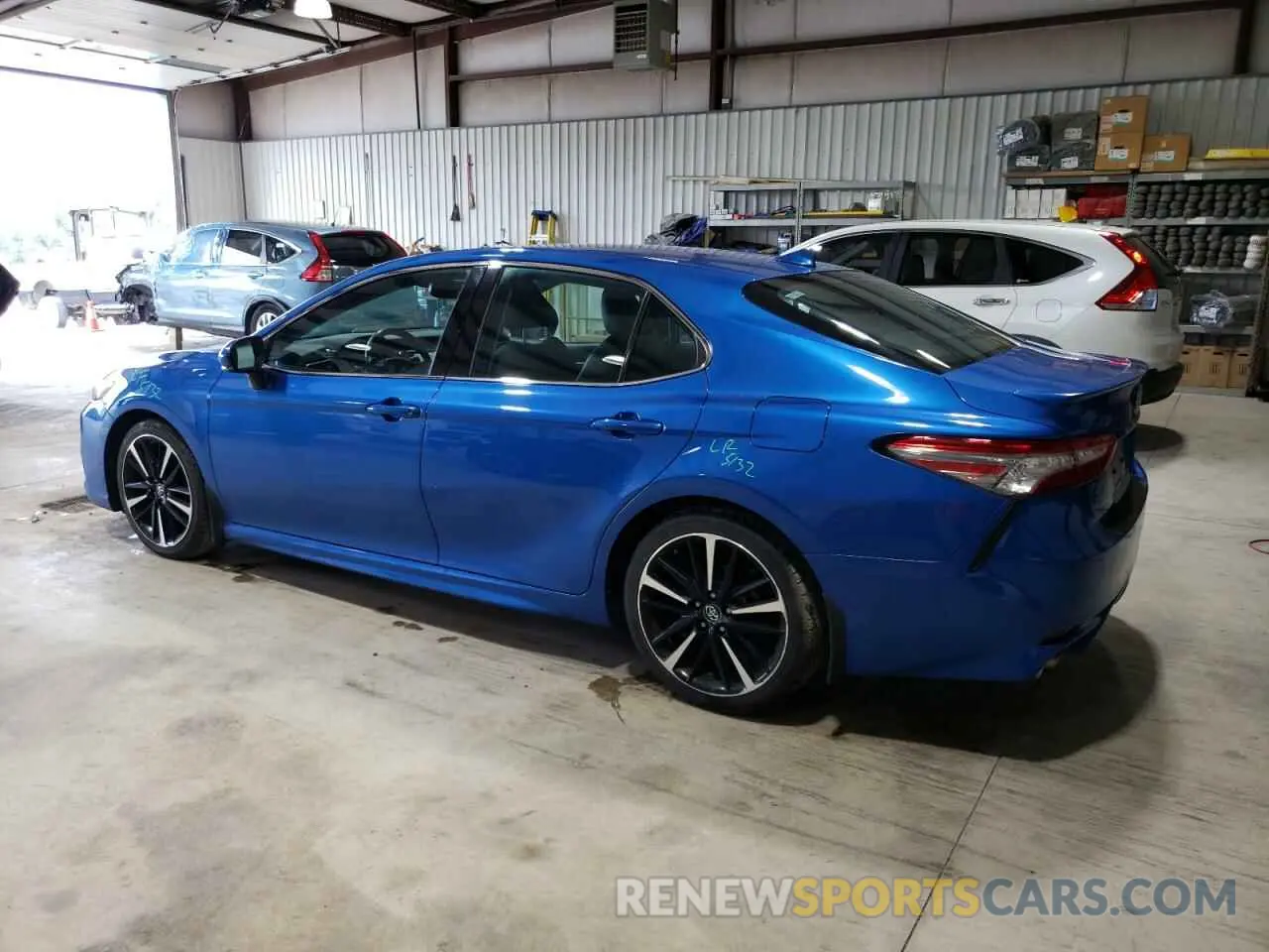 2 Photograph of a damaged car 4T1B61HK5KU295297 TOYOTA CAMRY 2019
