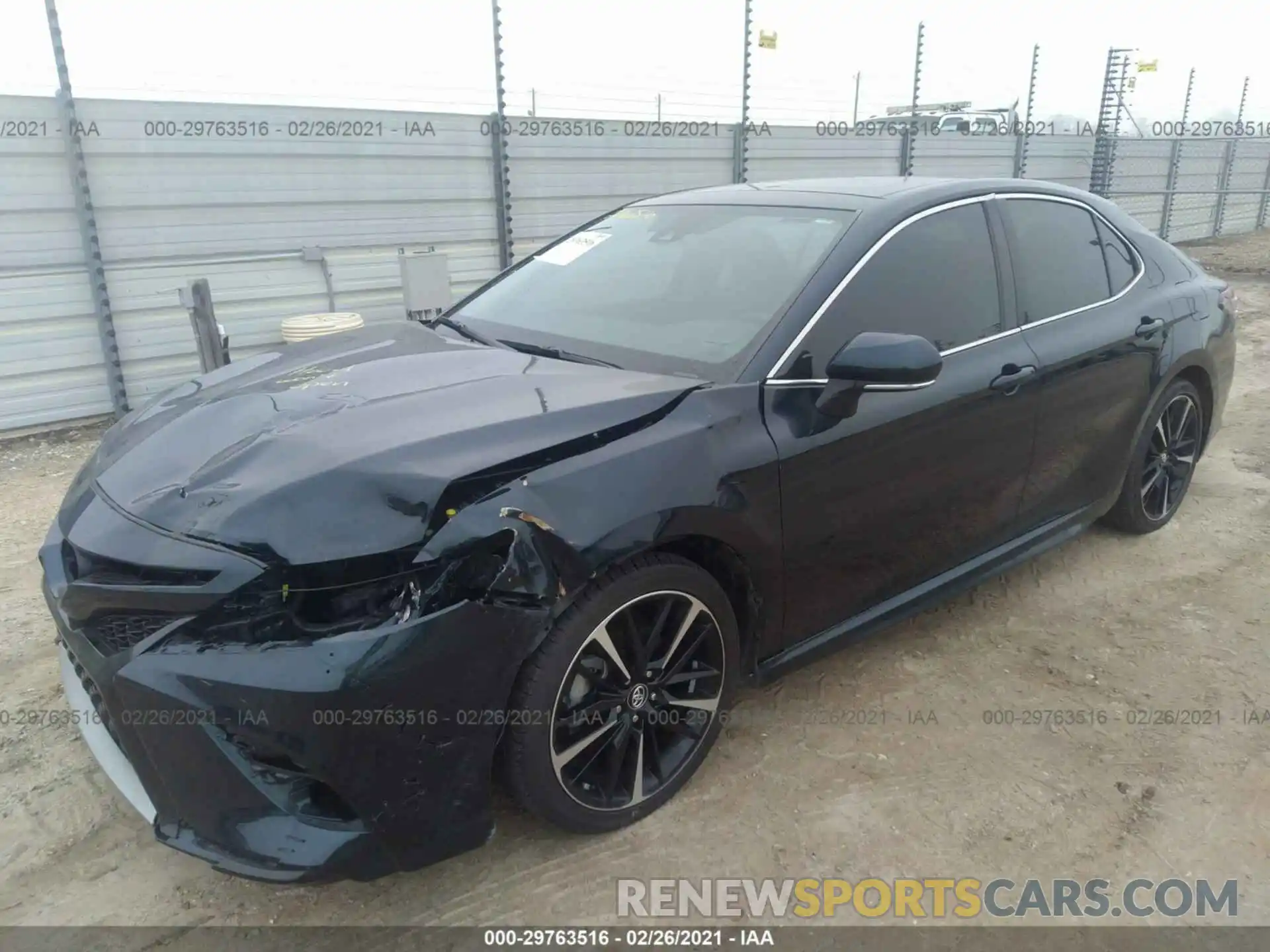 2 Photograph of a damaged car 4T1B61HK5KU758586 TOYOTA CAMRY 2019