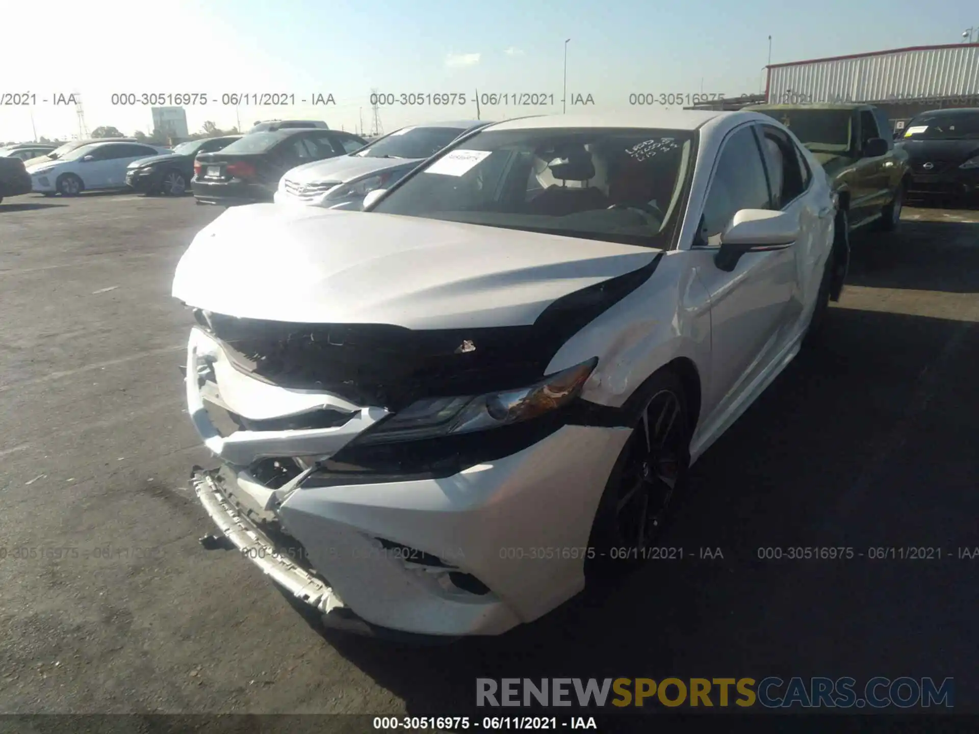 2 Photograph of a damaged car 4T1B61HK5KU769037 TOYOTA CAMRY 2019