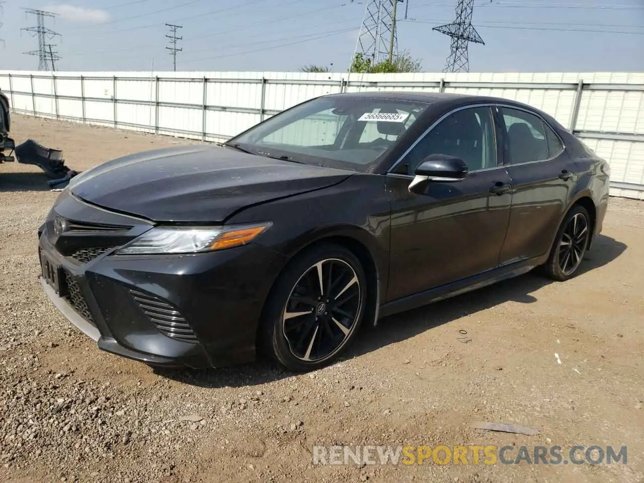 1 Photograph of a damaged car 4T1B61HK5KU782029 TOYOTA CAMRY 2019