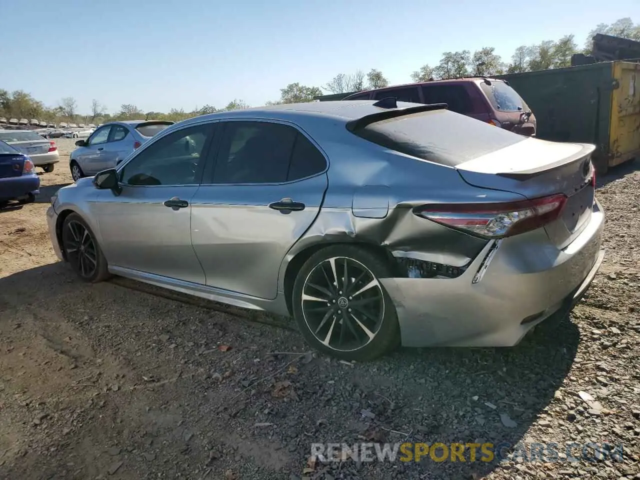 2 Photograph of a damaged car 4T1B61HK5KU807592 TOYOTA CAMRY 2019
