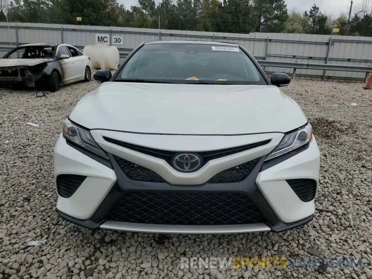 5 Photograph of a damaged car 4T1B61HK5KU820133 TOYOTA CAMRY 2019