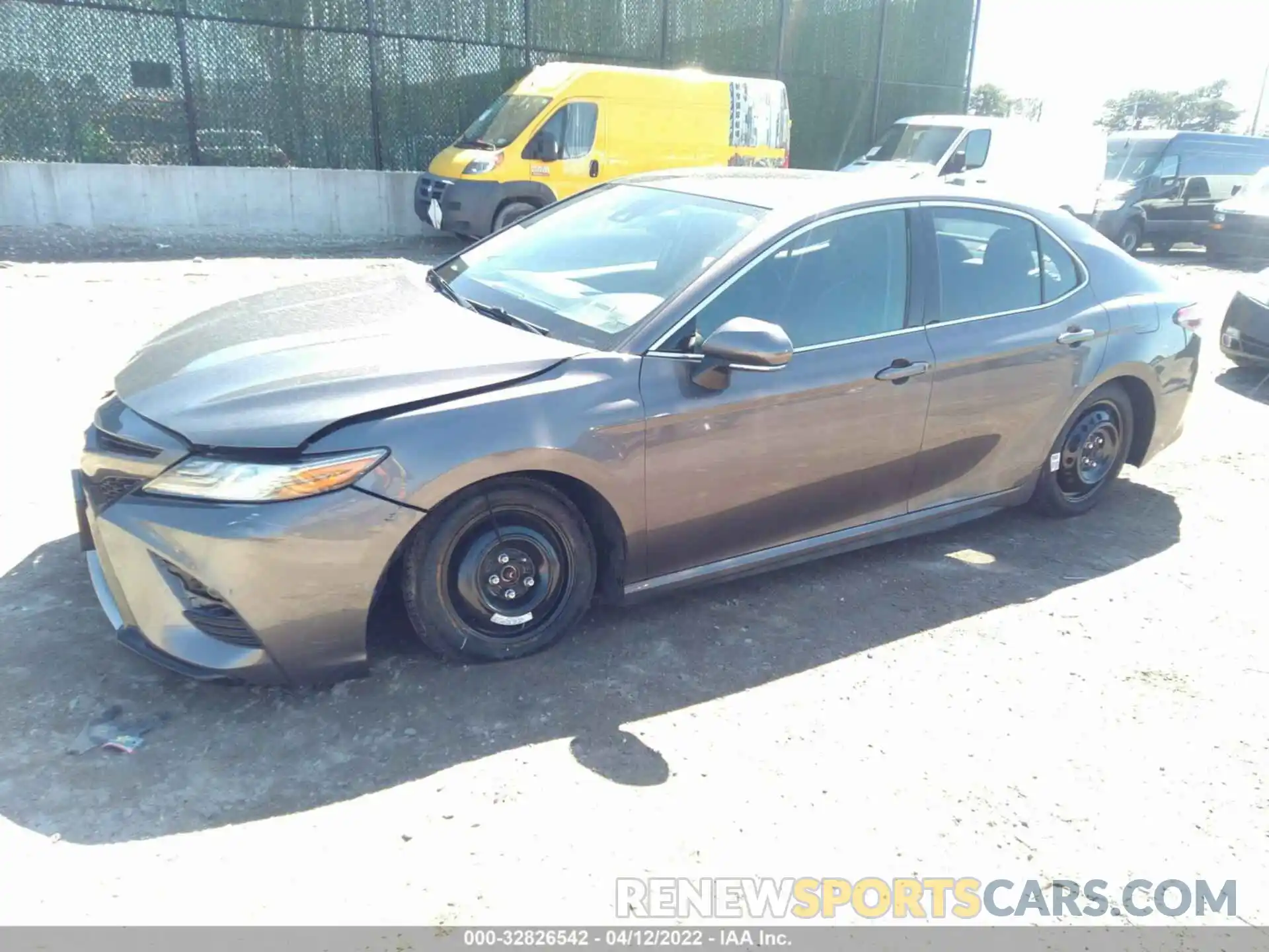 2 Photograph of a damaged car 4T1B61HK6KU183169 TOYOTA CAMRY 2019