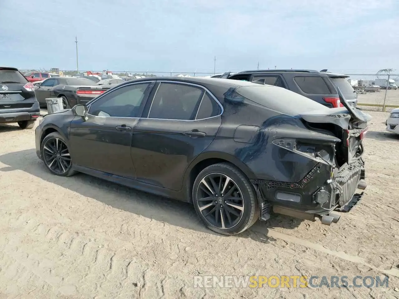 2 Photograph of a damaged car 4T1B61HK6KU207888 TOYOTA CAMRY 2019