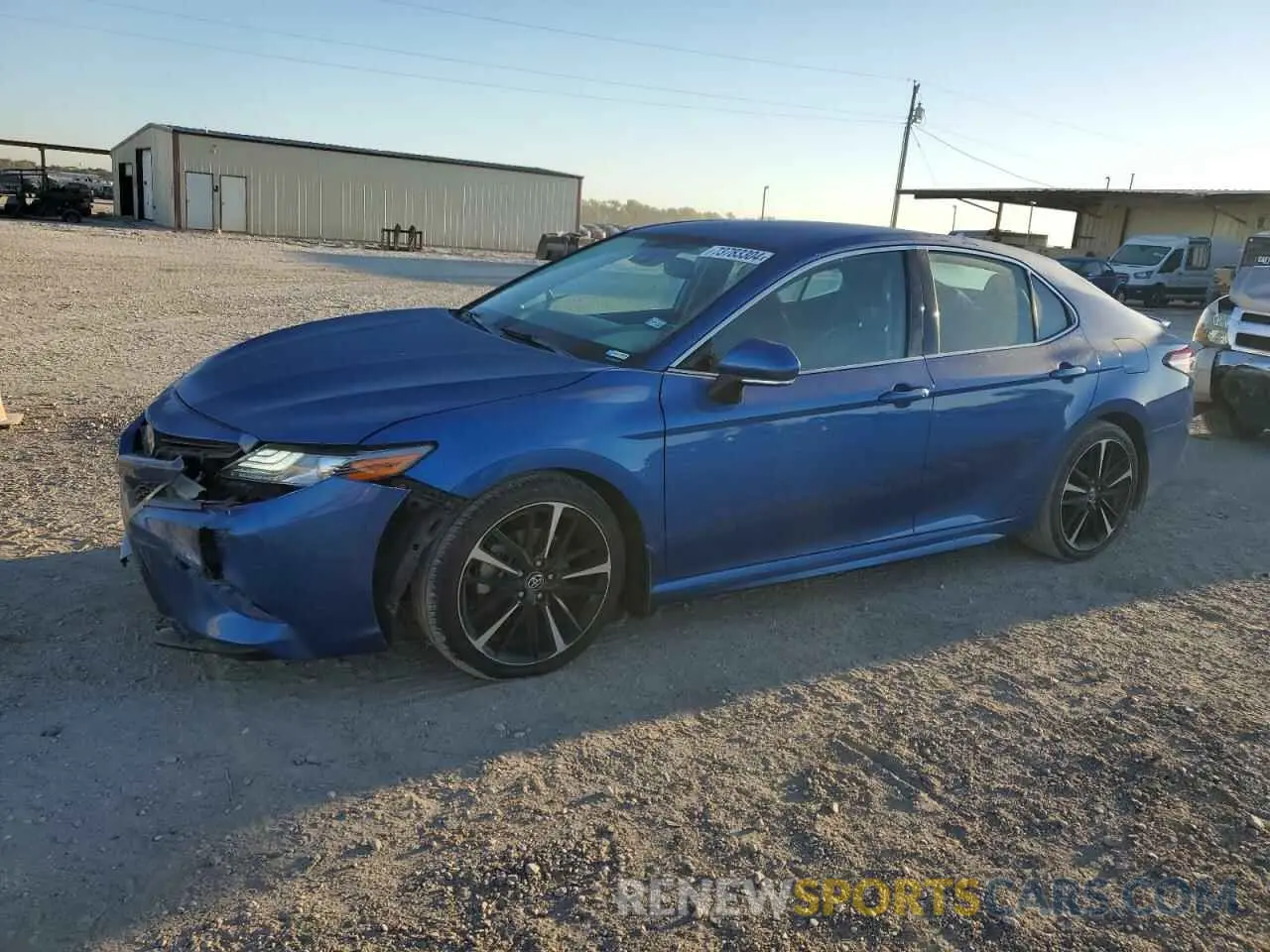 1 Photograph of a damaged car 4T1B61HK6KU208569 TOYOTA CAMRY 2019