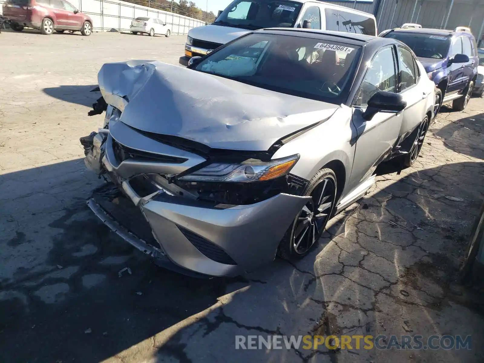 2 Photograph of a damaged car 4T1B61HK6KU259893 TOYOTA CAMRY 2019