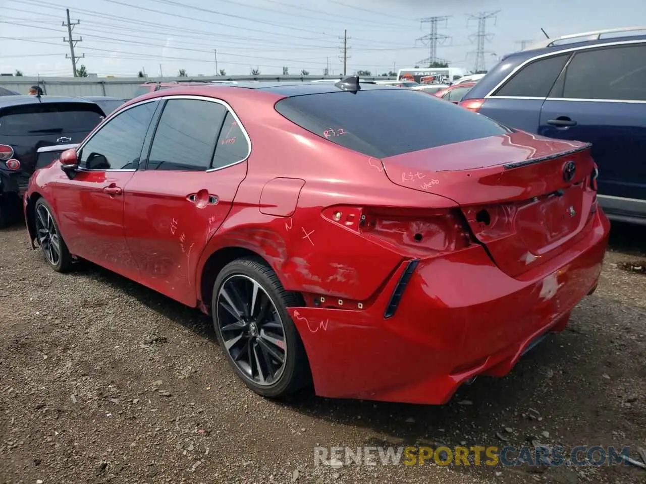 2 Photograph of a damaged car 4T1B61HK6KU274328 TOYOTA CAMRY 2019