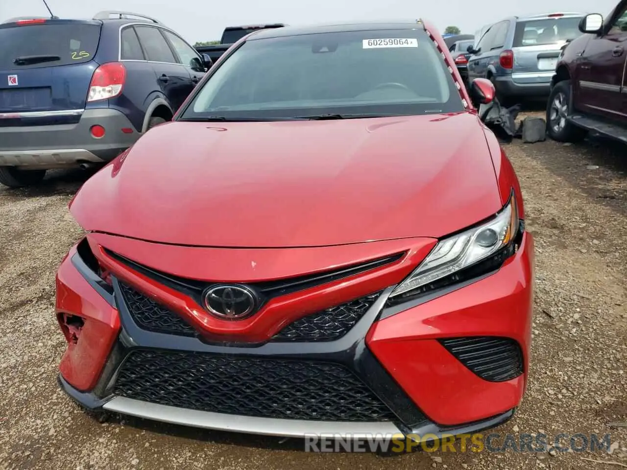 5 Photograph of a damaged car 4T1B61HK6KU274328 TOYOTA CAMRY 2019