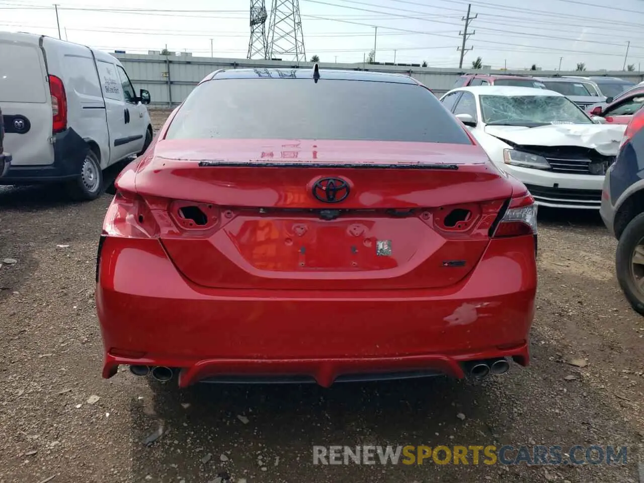 6 Photograph of a damaged car 4T1B61HK6KU274328 TOYOTA CAMRY 2019