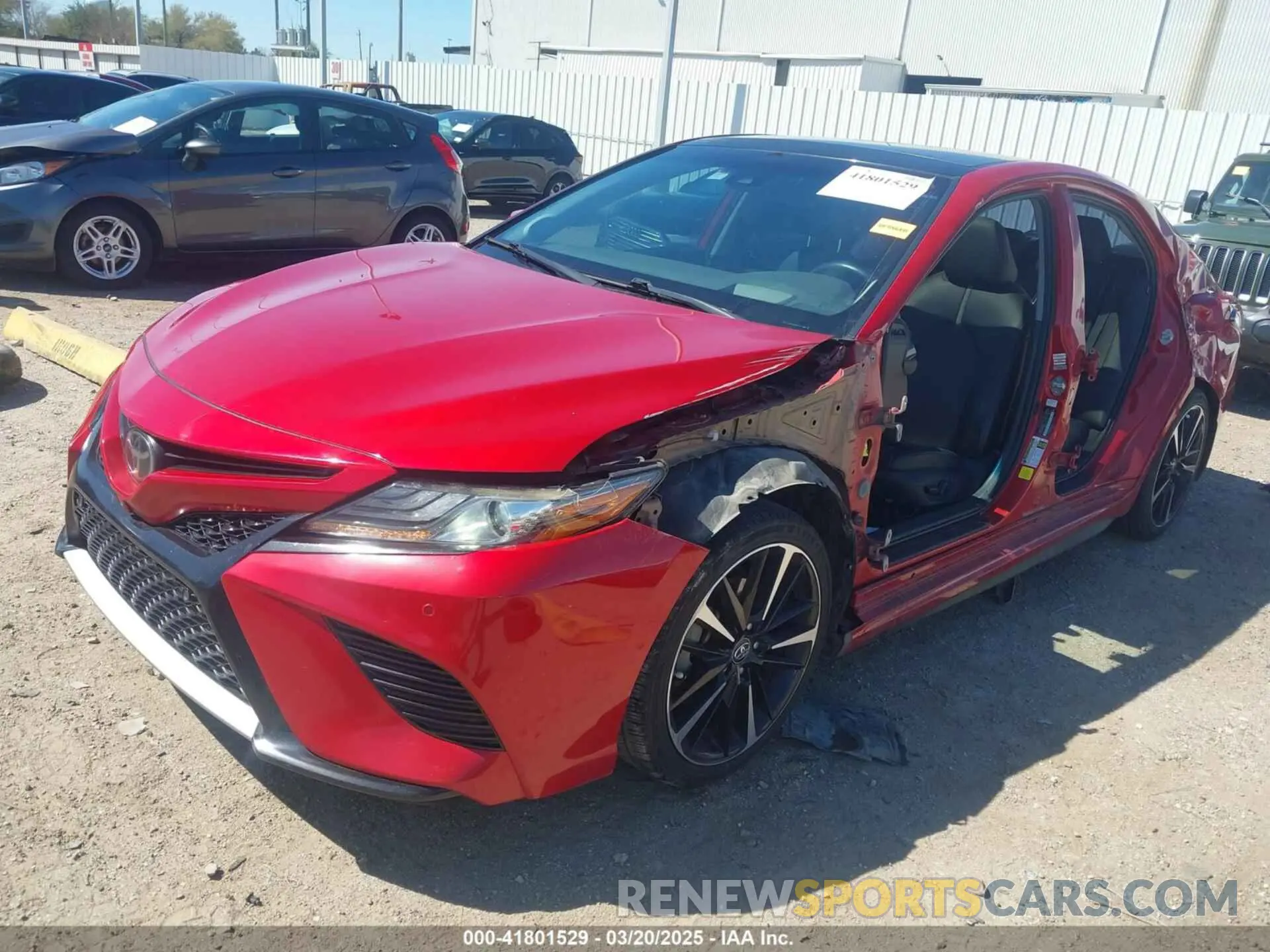 2 Photograph of a damaged car 4T1B61HK6KU277861 TOYOTA CAMRY 2019