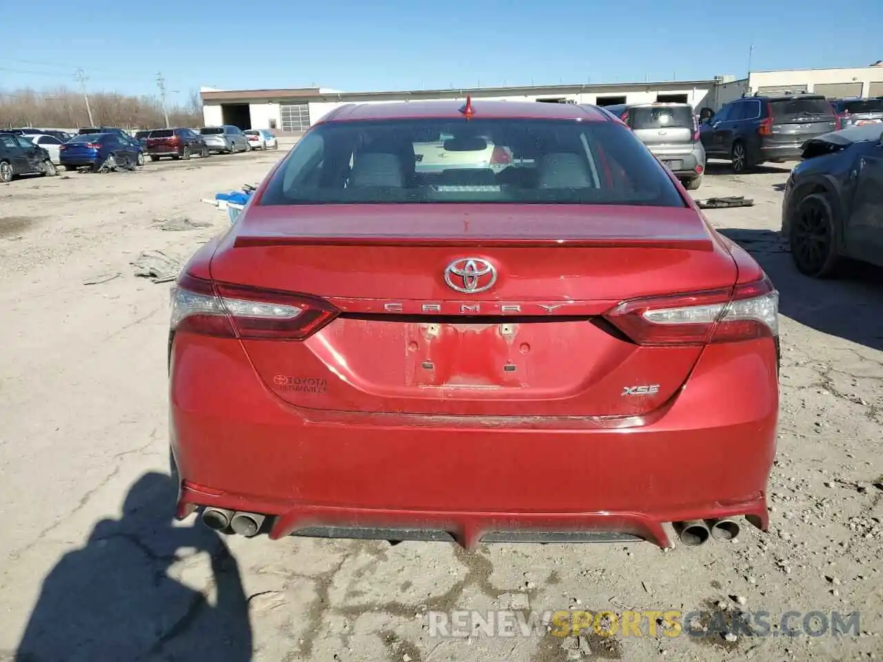 6 Photograph of a damaged car 4T1B61HK6KU284051 TOYOTA CAMRY 2019