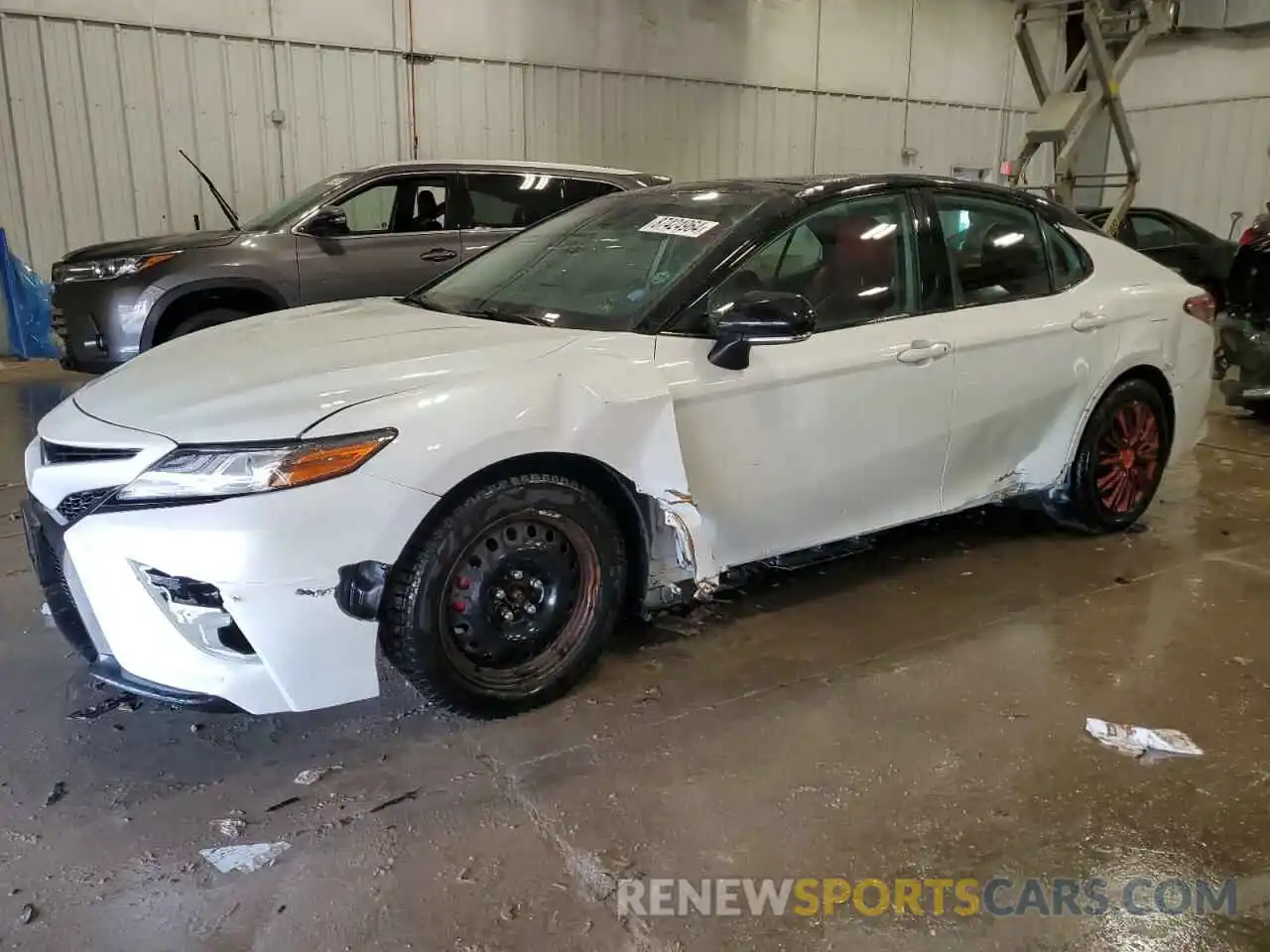 1 Photograph of a damaged car 4T1B61HK6KU296846 TOYOTA CAMRY 2019