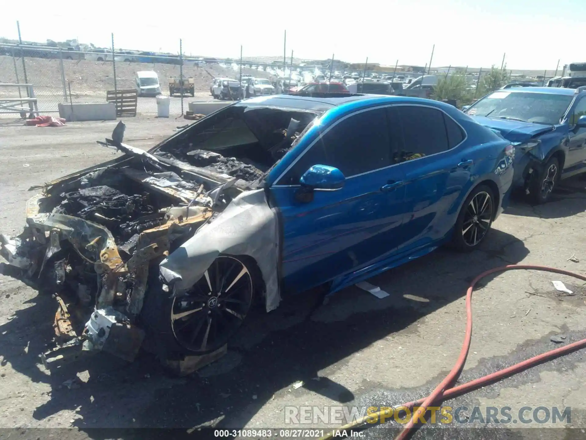 2 Photograph of a damaged car 4T1B61HK6KU300071 TOYOTA CAMRY 2019