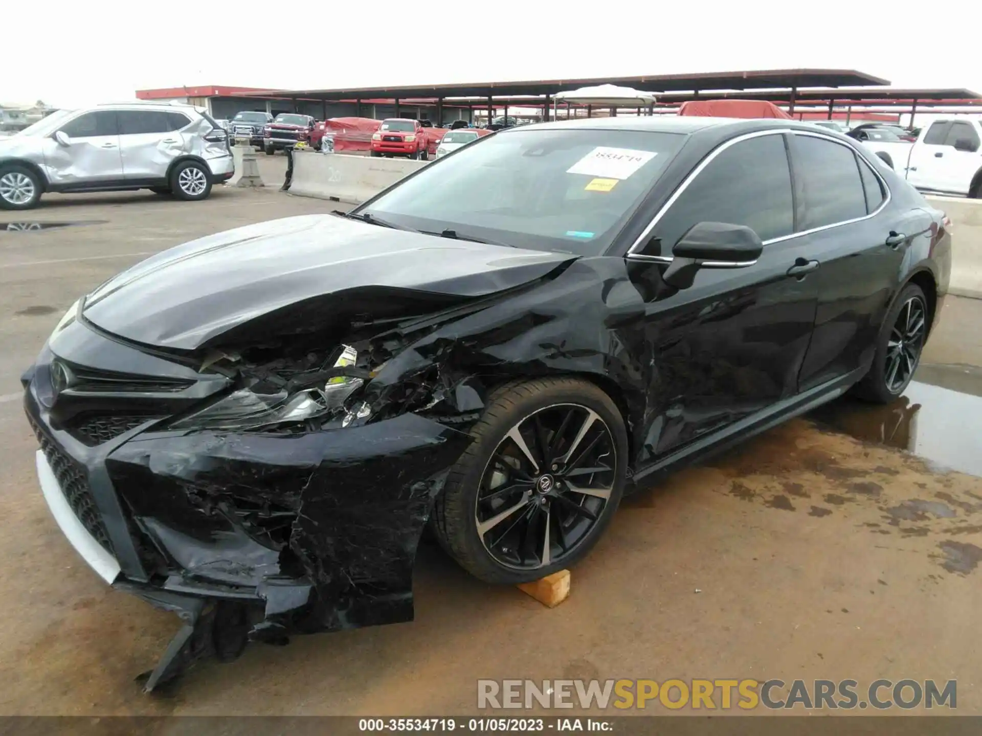 6 Photograph of a damaged car 4T1B61HK6KU731297 TOYOTA CAMRY 2019