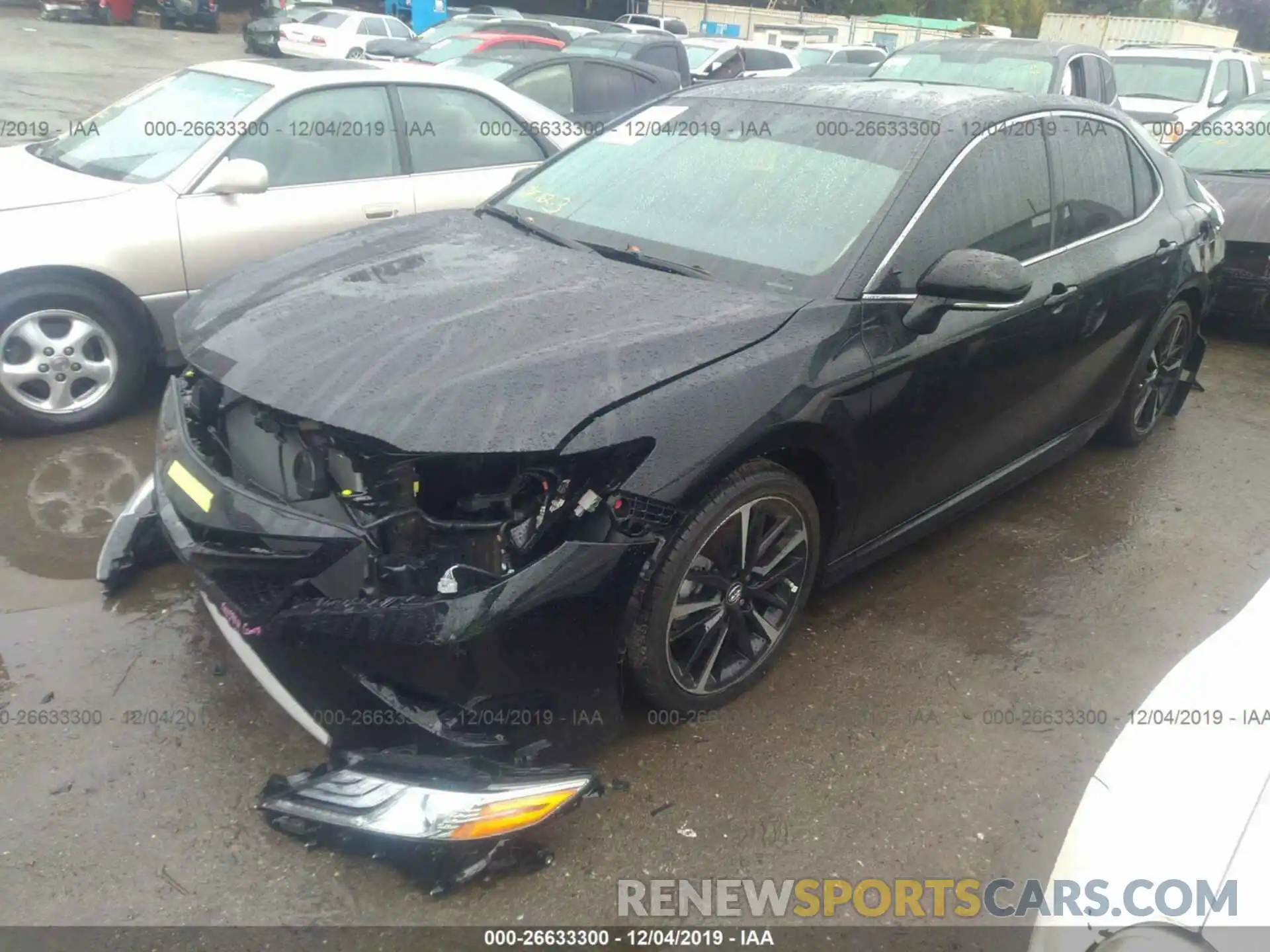 2 Photograph of a damaged car 4T1B61HK6KU741005 TOYOTA CAMRY 2019