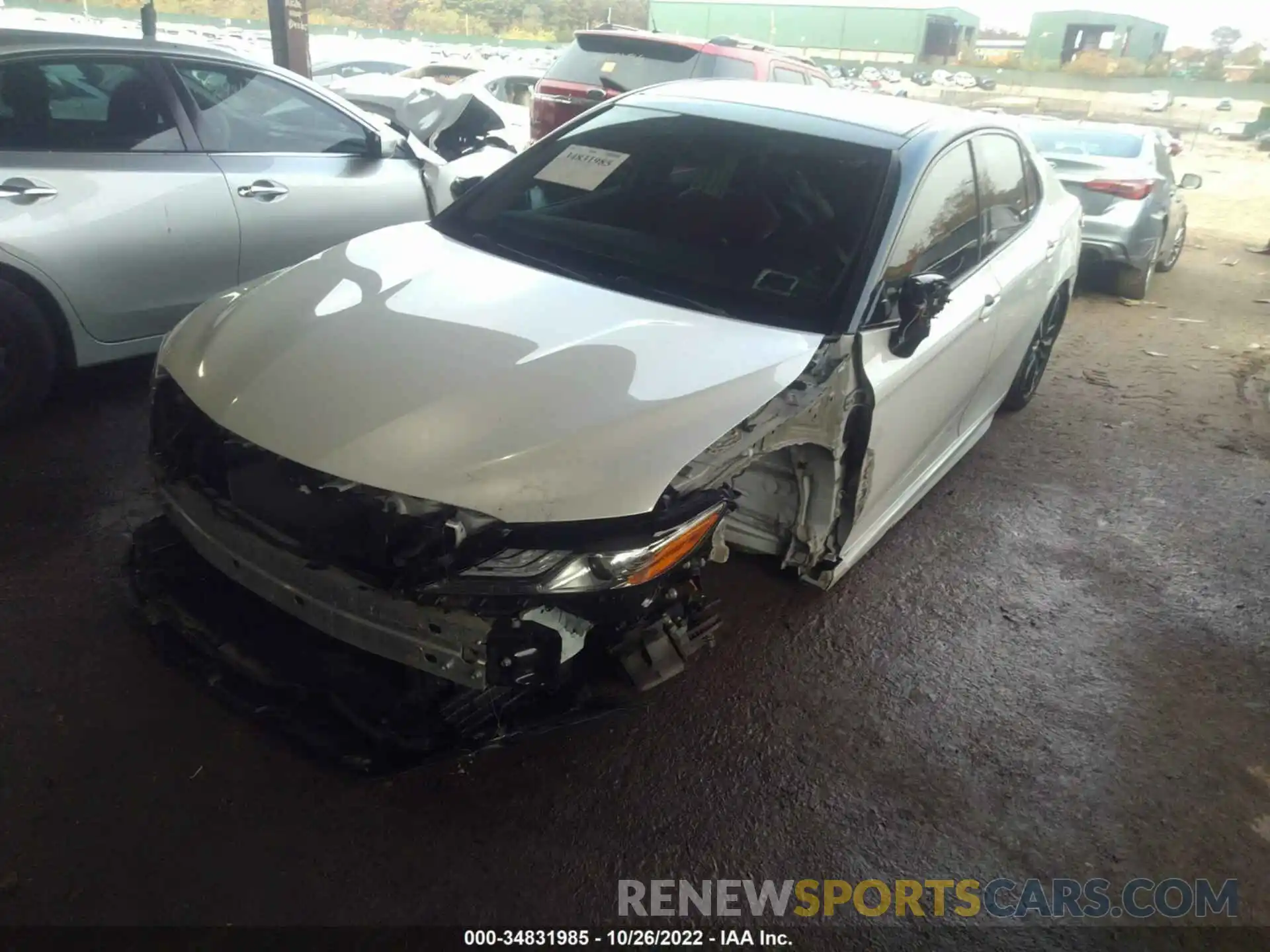 2 Photograph of a damaged car 4T1B61HK7KU238745 TOYOTA CAMRY 2019