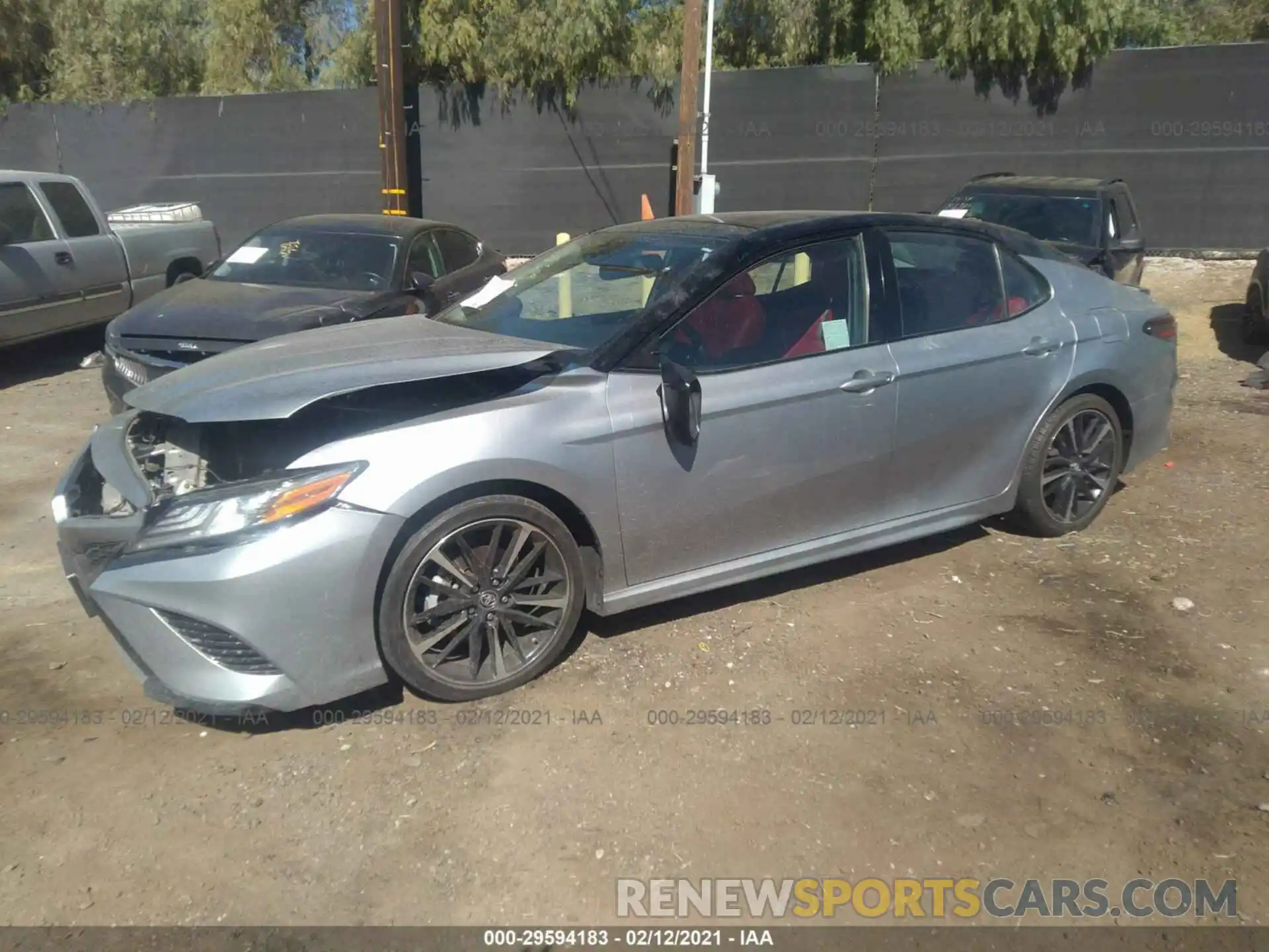 2 Photograph of a damaged car 4T1B61HK7KU274984 TOYOTA CAMRY 2019