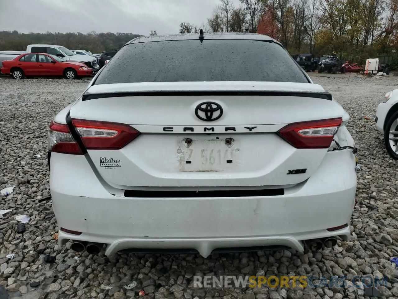 6 Photograph of a damaged car 4T1B61HK7KU283684 TOYOTA CAMRY 2019