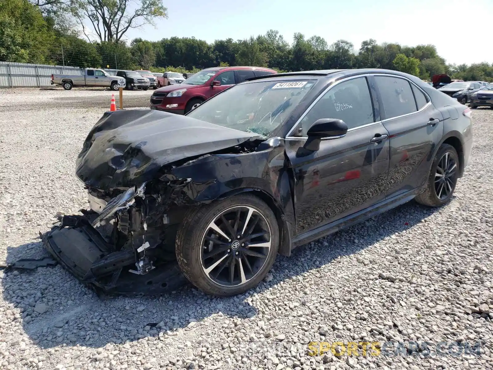 2 Photograph of a damaged car 4T1B61HK7KU703752 TOYOTA CAMRY 2019