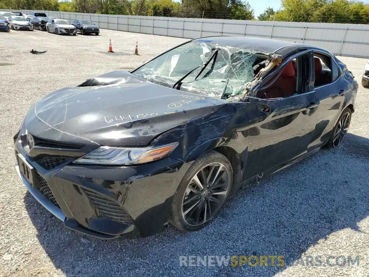 2 Photograph of a damaged car 4T1B61HK8KU165692 TOYOTA CAMRY 2019