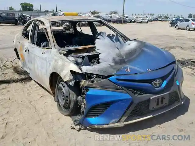 1 Photograph of a damaged car 4T1B61HK8KU180435 TOYOTA CAMRY 2019