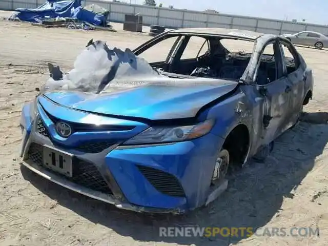 2 Photograph of a damaged car 4T1B61HK8KU180435 TOYOTA CAMRY 2019