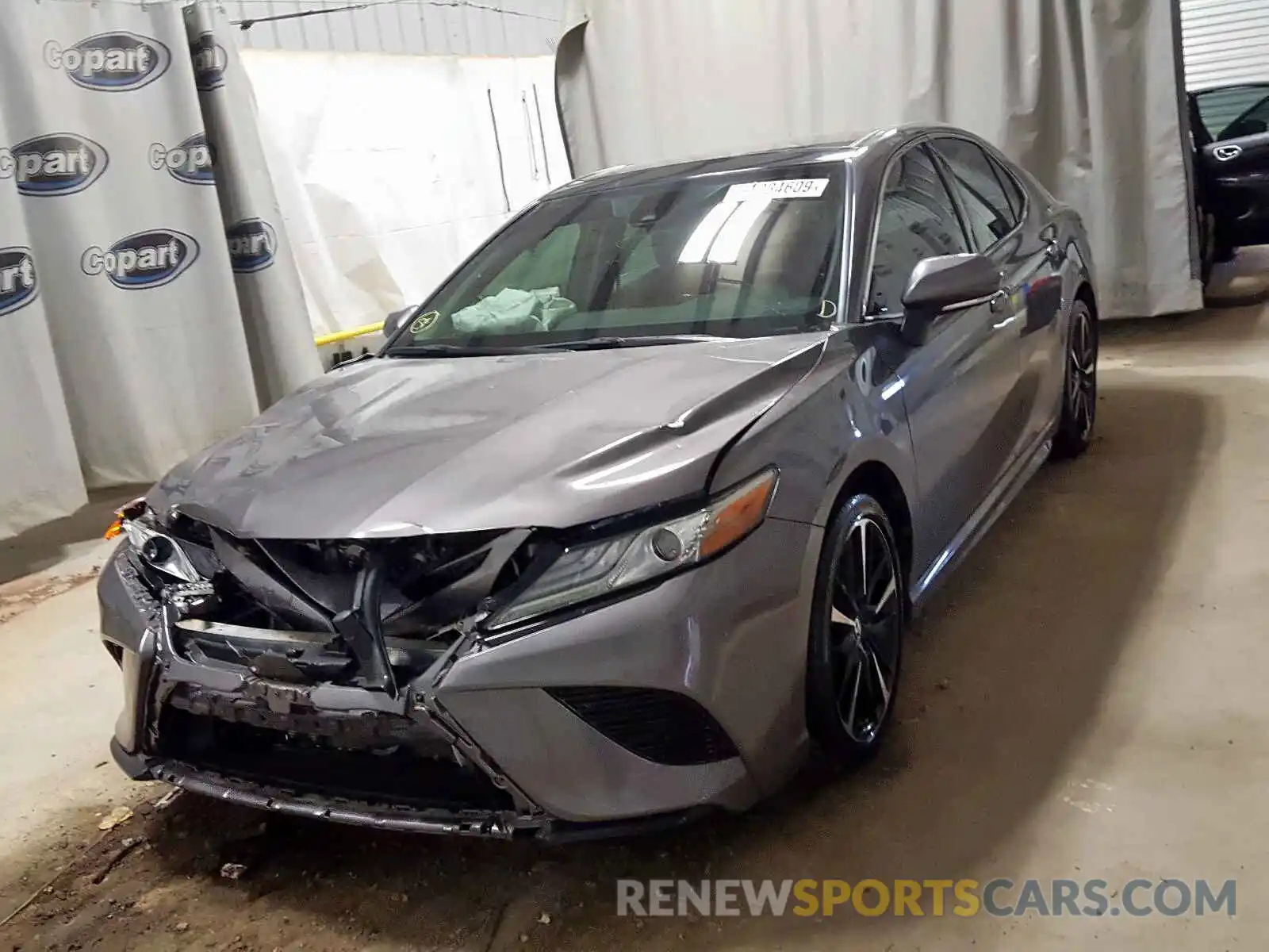 2 Photograph of a damaged car 4T1B61HK8KU181391 TOYOTA CAMRY 2019