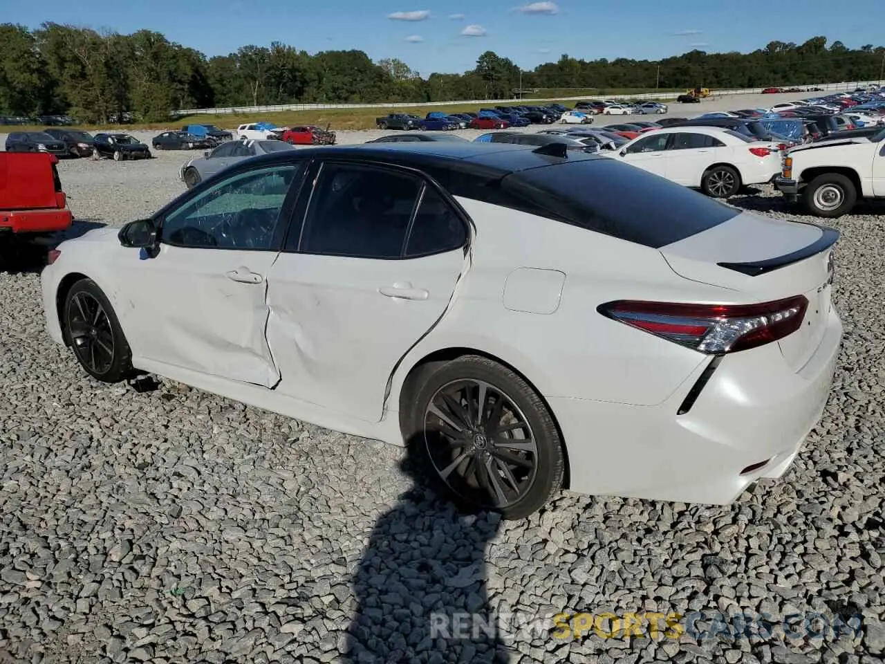 2 Photograph of a damaged car 4T1B61HK8KU187482 TOYOTA CAMRY 2019