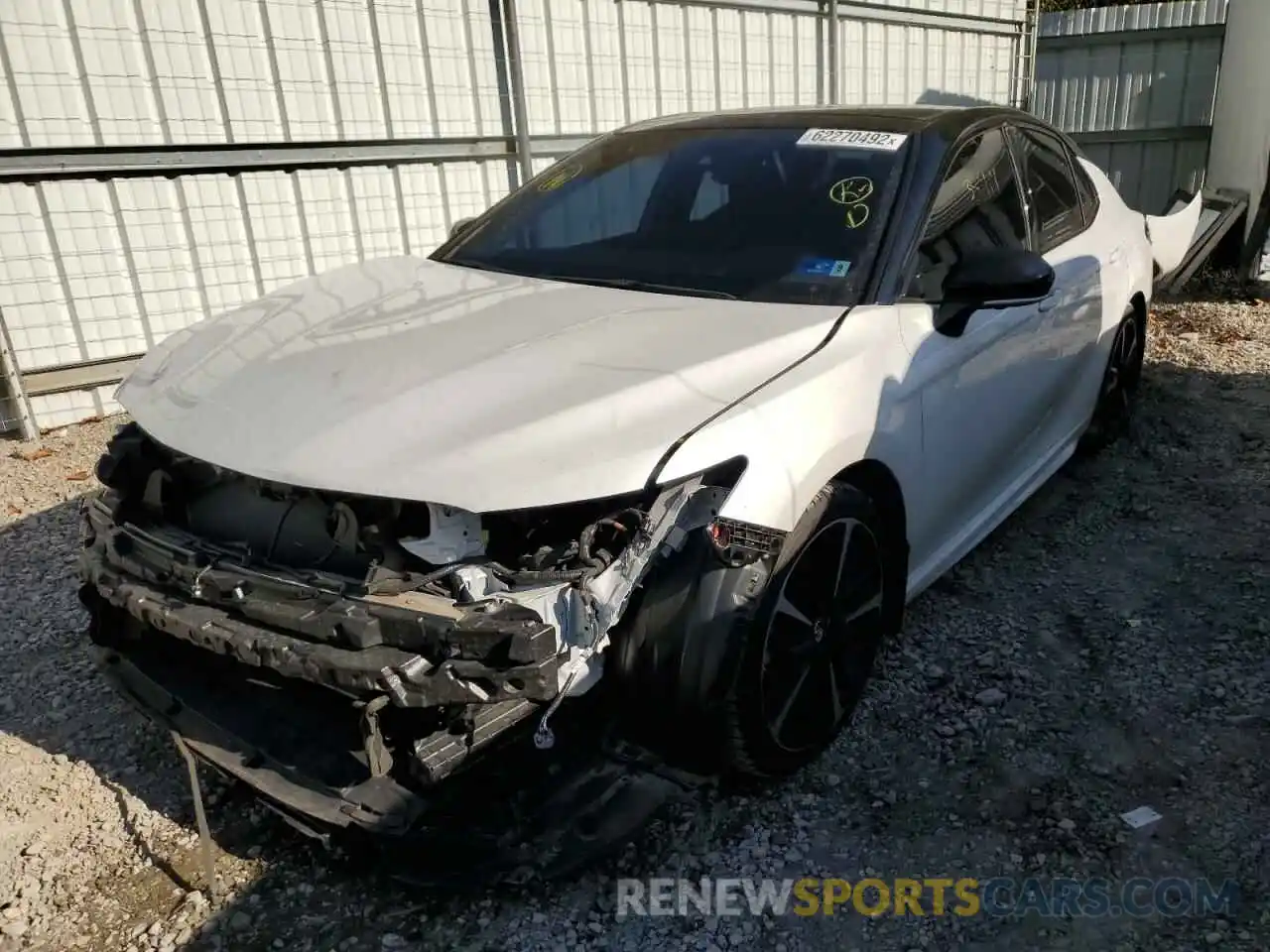 2 Photograph of a damaged car 4T1B61HK8KU194416 TOYOTA CAMRY 2019