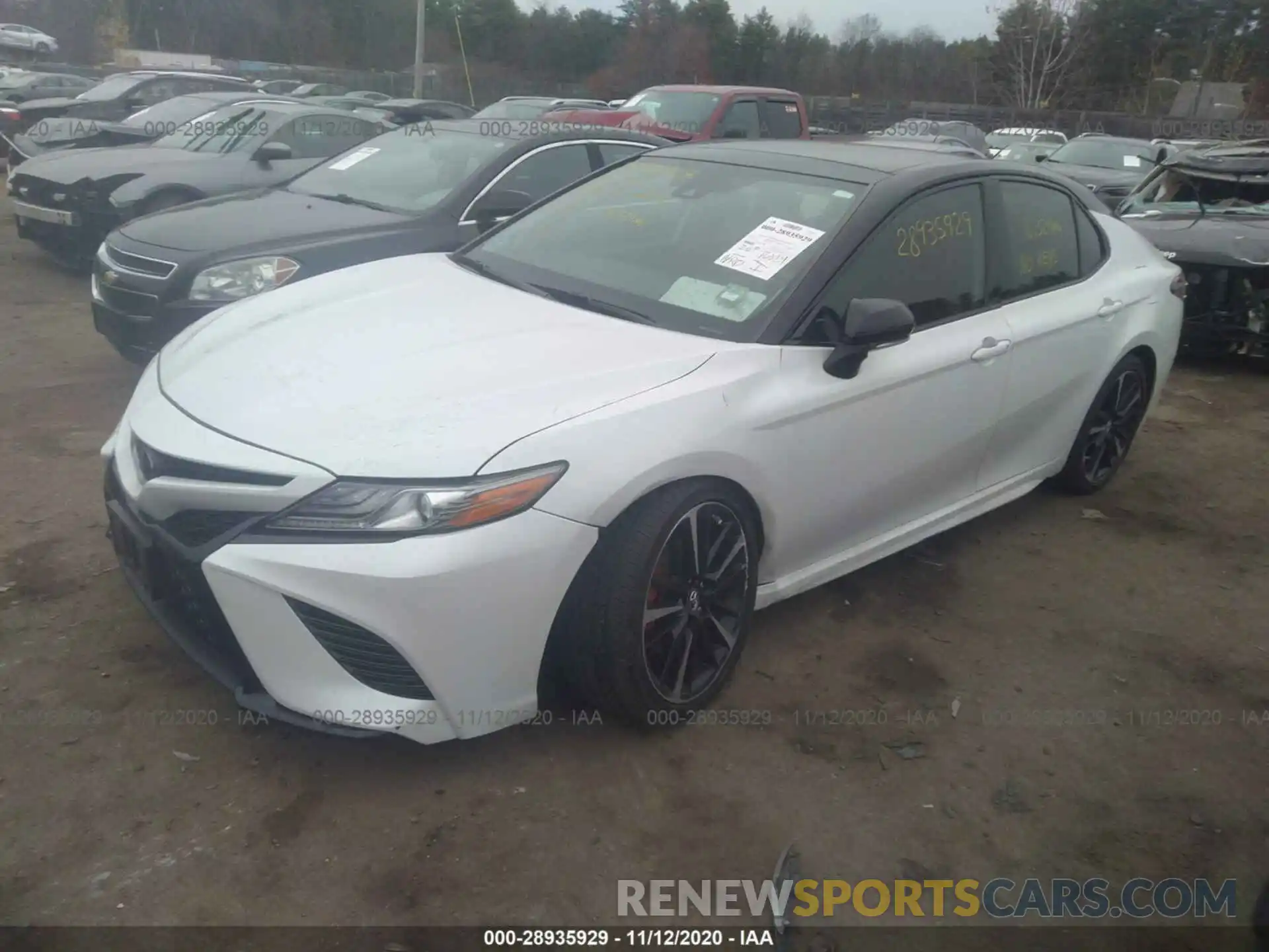 2 Photograph of a damaged car 4T1B61HK8KU194982 TOYOTA CAMRY 2019