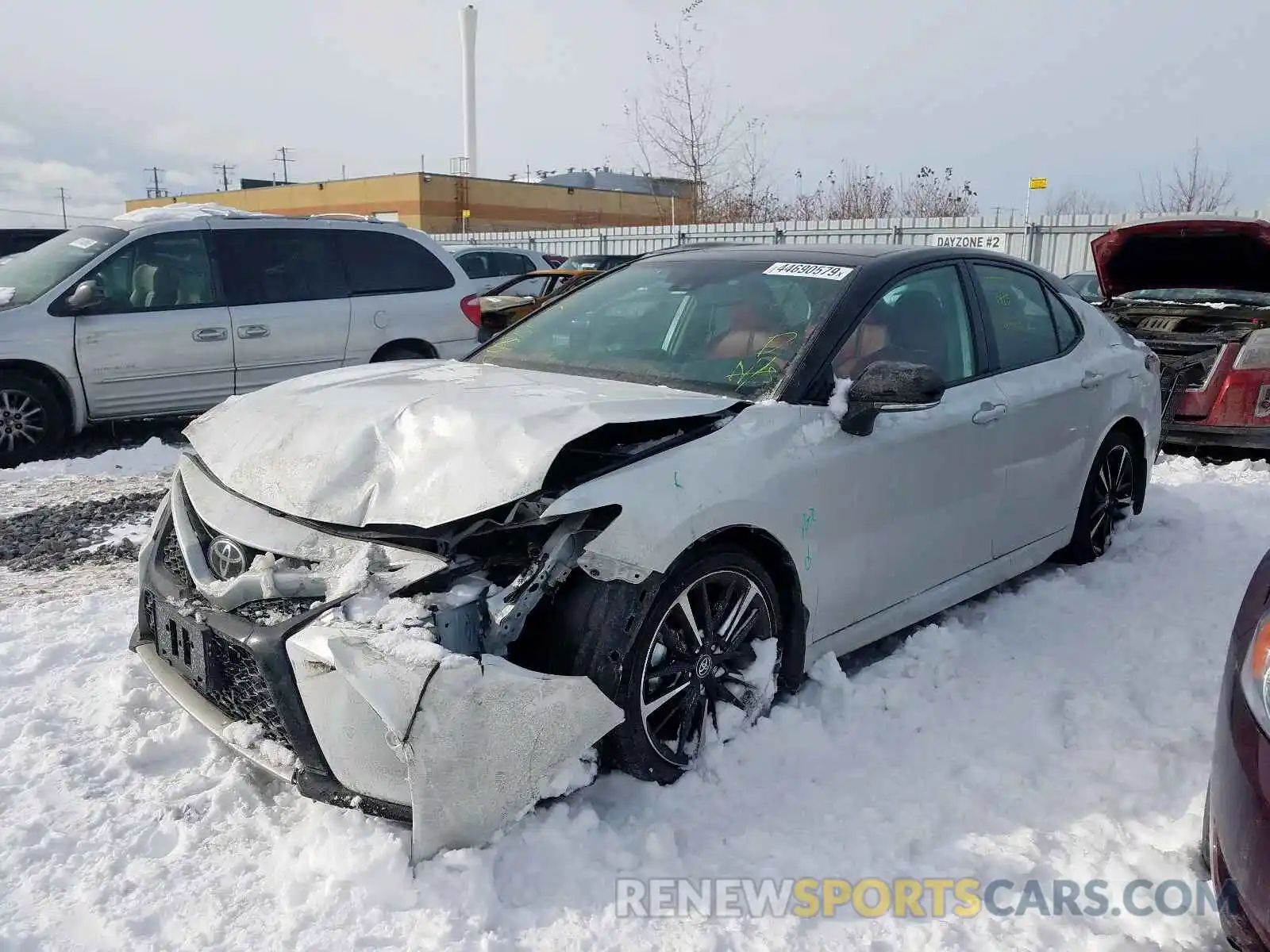 2 Photograph of a damaged car 4T1B61HK8KU231965 TOYOTA CAMRY 2019