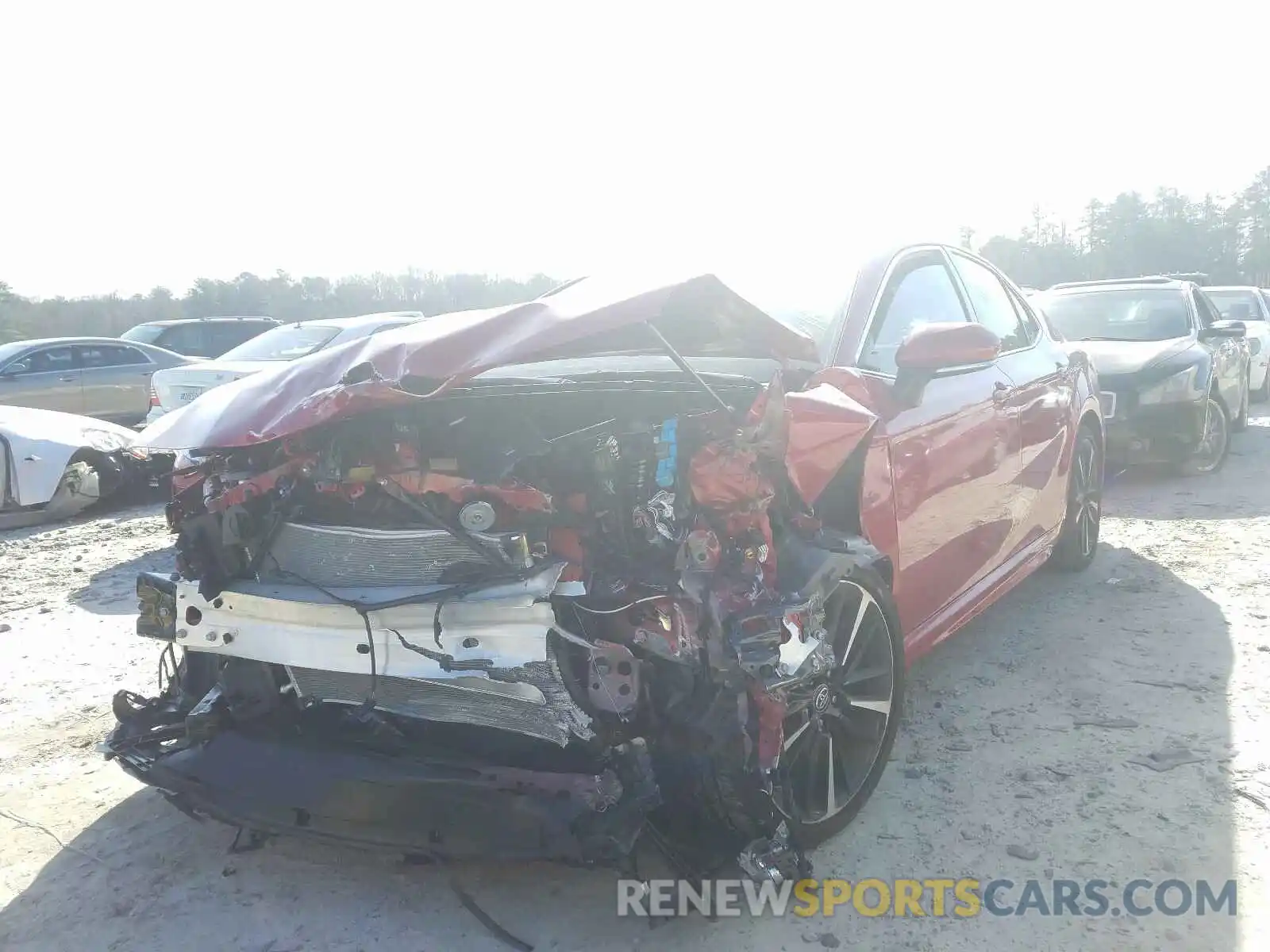 2 Photograph of a damaged car 4T1B61HK8KU258101 TOYOTA CAMRY 2019