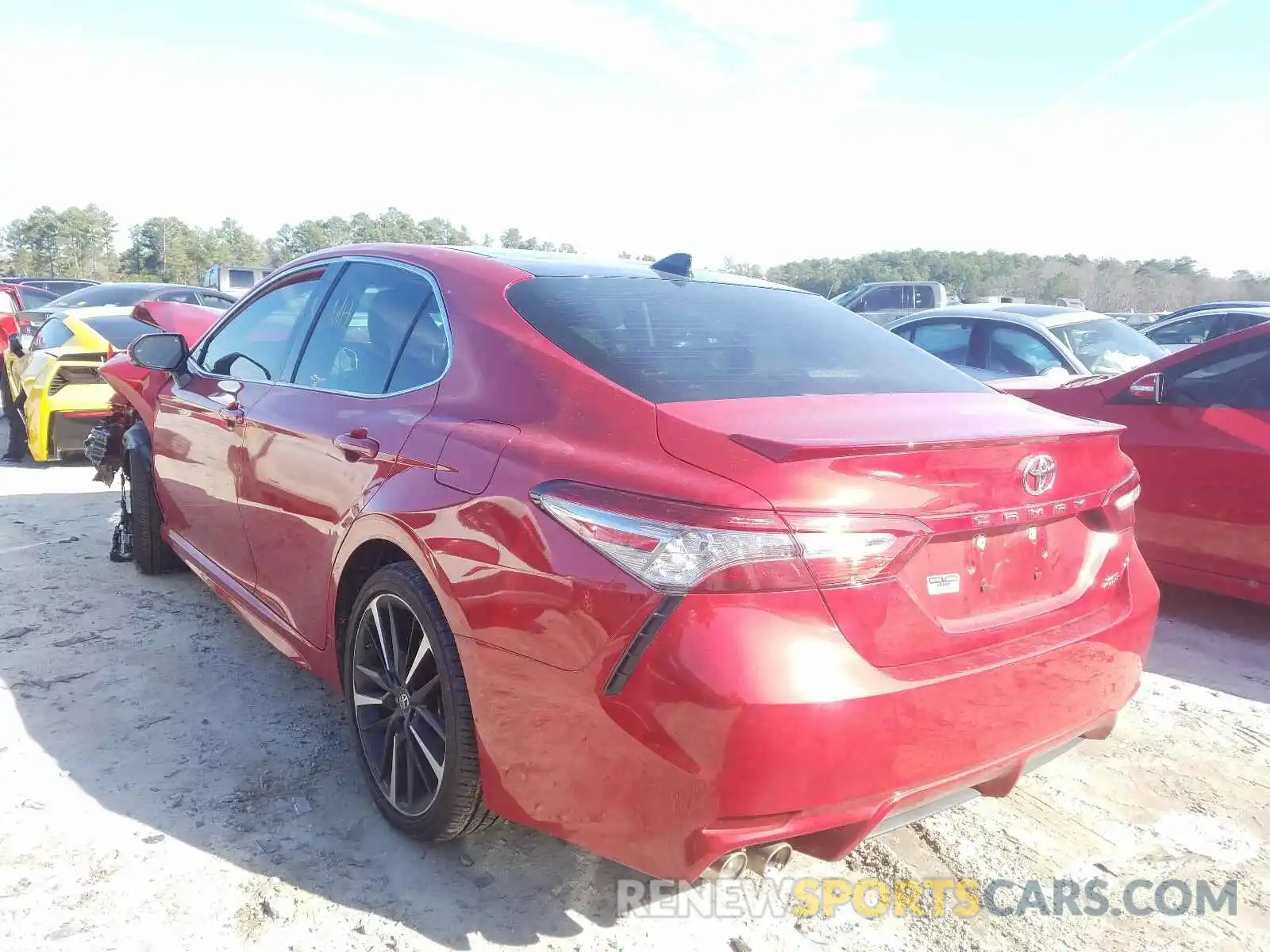 3 Photograph of a damaged car 4T1B61HK8KU258101 TOYOTA CAMRY 2019