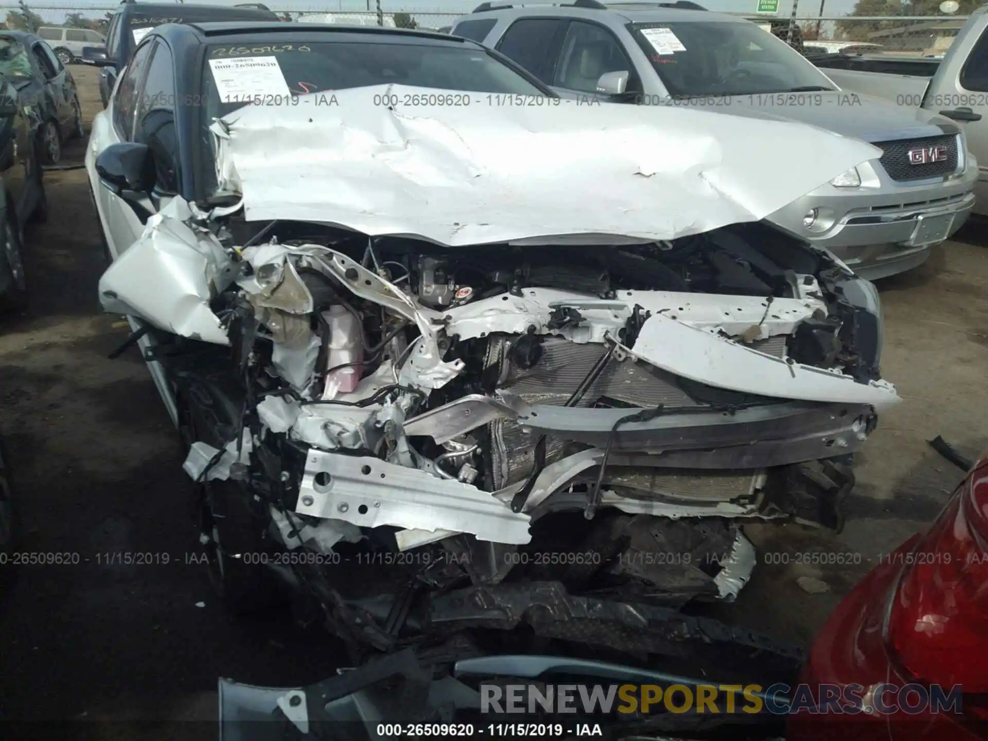 6 Photograph of a damaged car 4T1B61HK8KU268739 TOYOTA CAMRY 2019