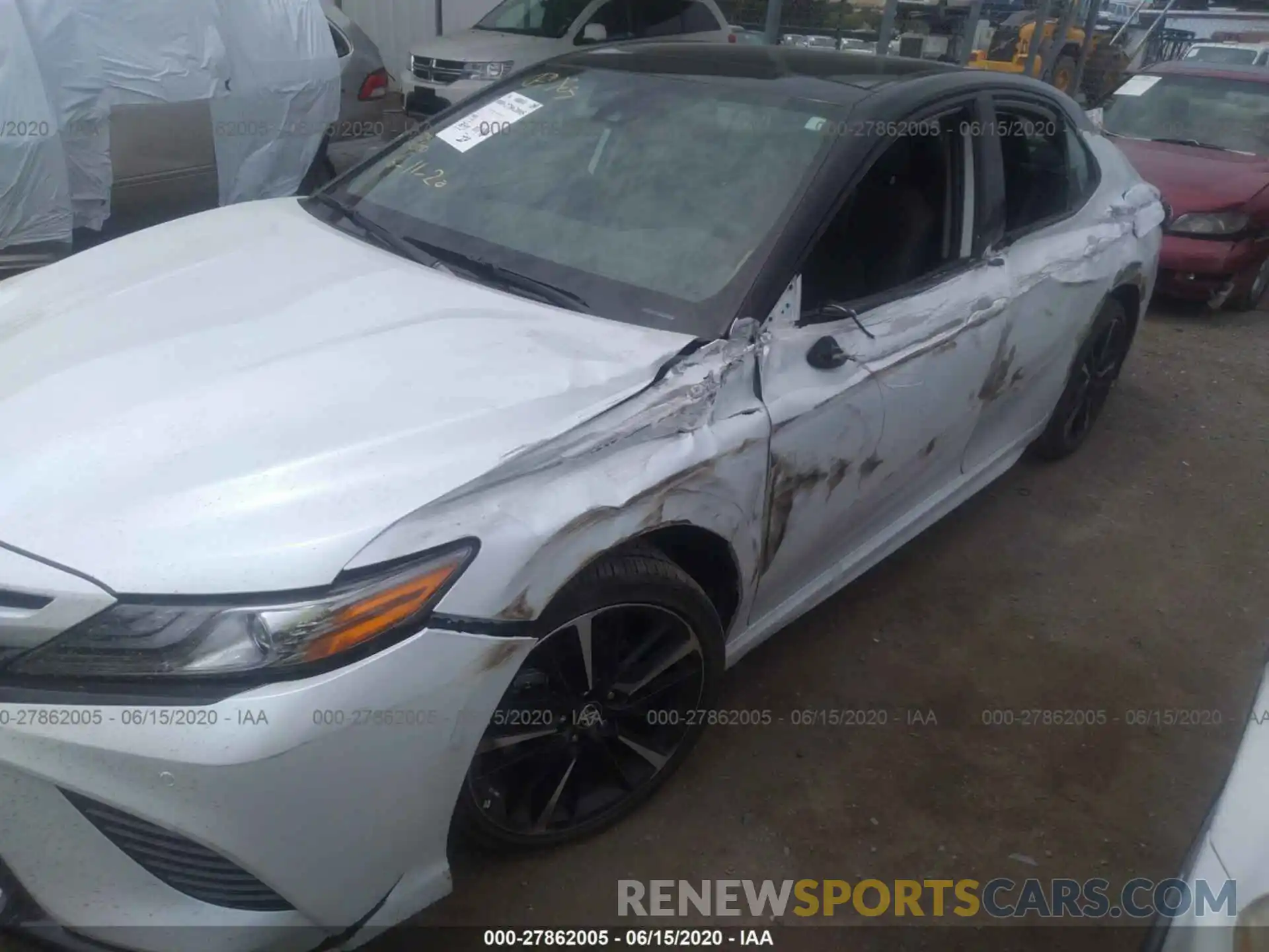 6 Photograph of a damaged car 4T1B61HK8KU291857 TOYOTA CAMRY 2019